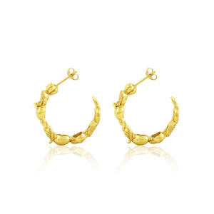 Luna & Rose Frutas Loops in Gold Jewellery