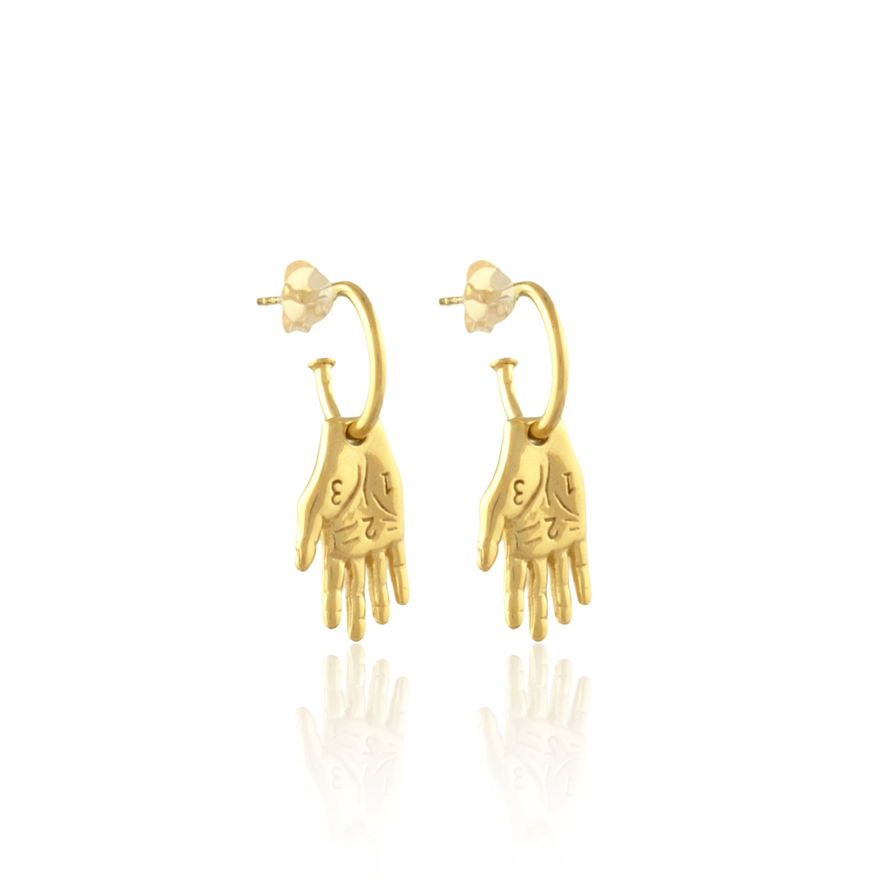 Mano Amiga Hand Earrings Frida Kahlo Collection Luna Rose