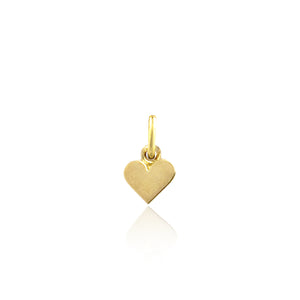 Single Heart of Gold Charm from Luna and Rose 