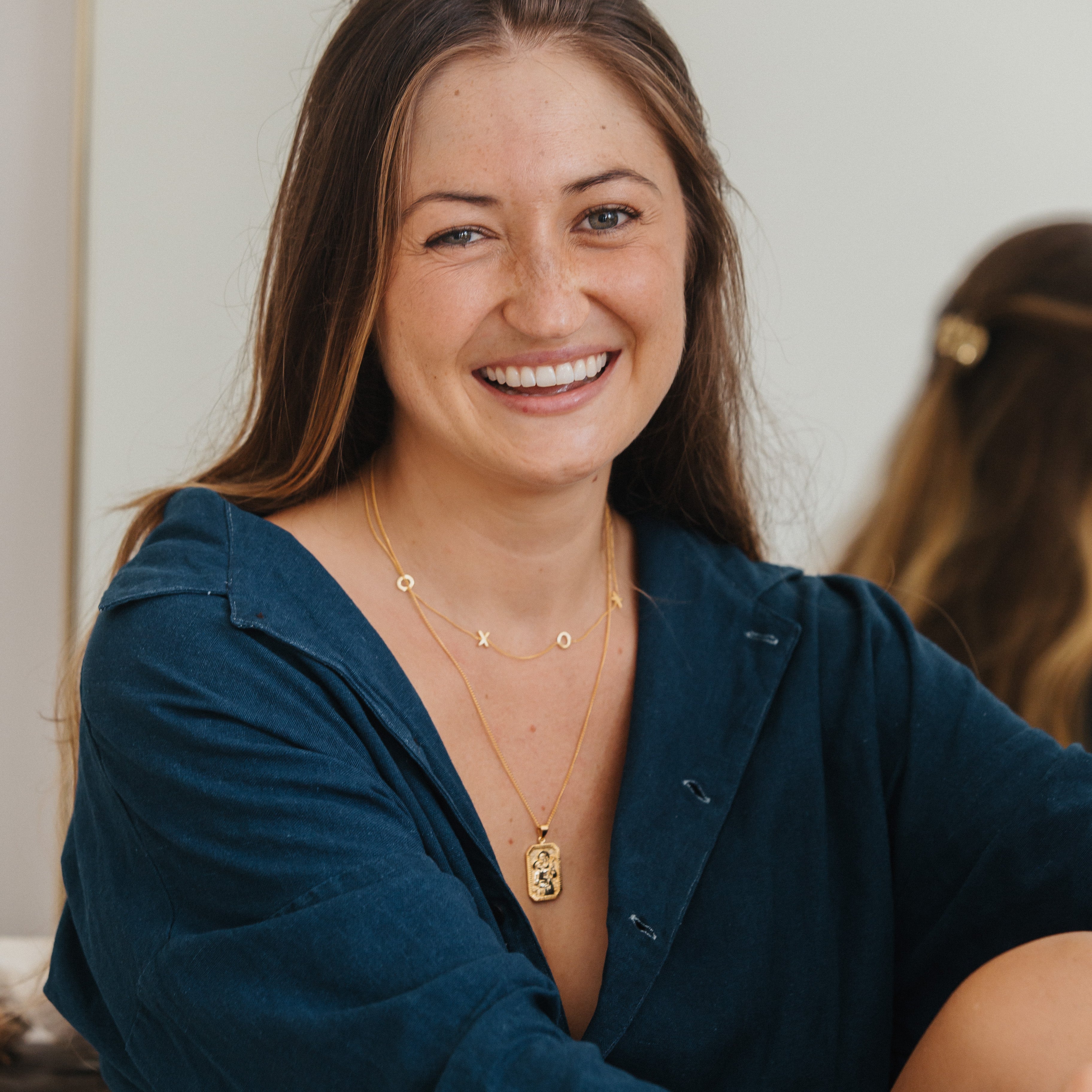 Luna & Rose XOXO Necklace - Gold