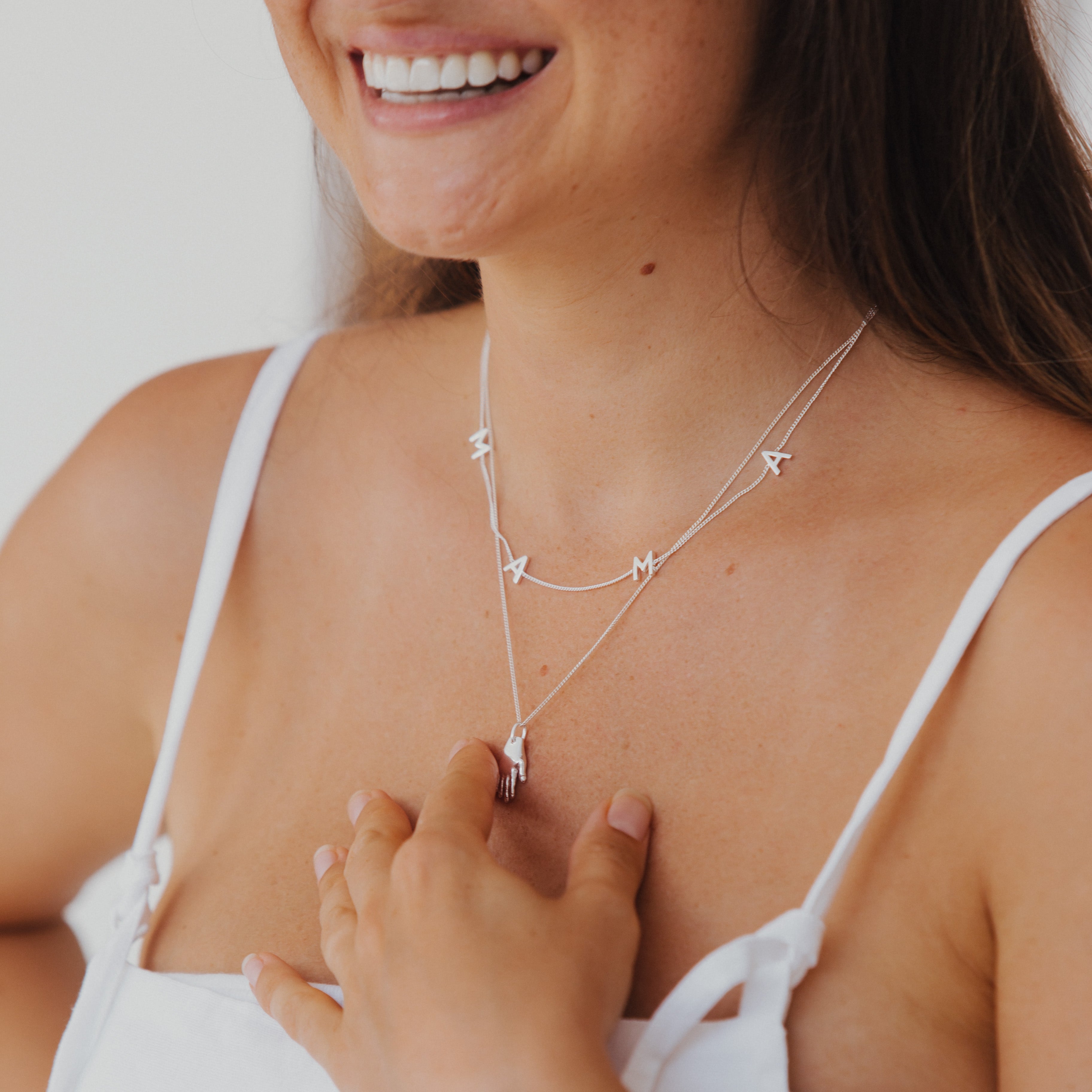 Luna & Rose MAMA Necklace - Silver