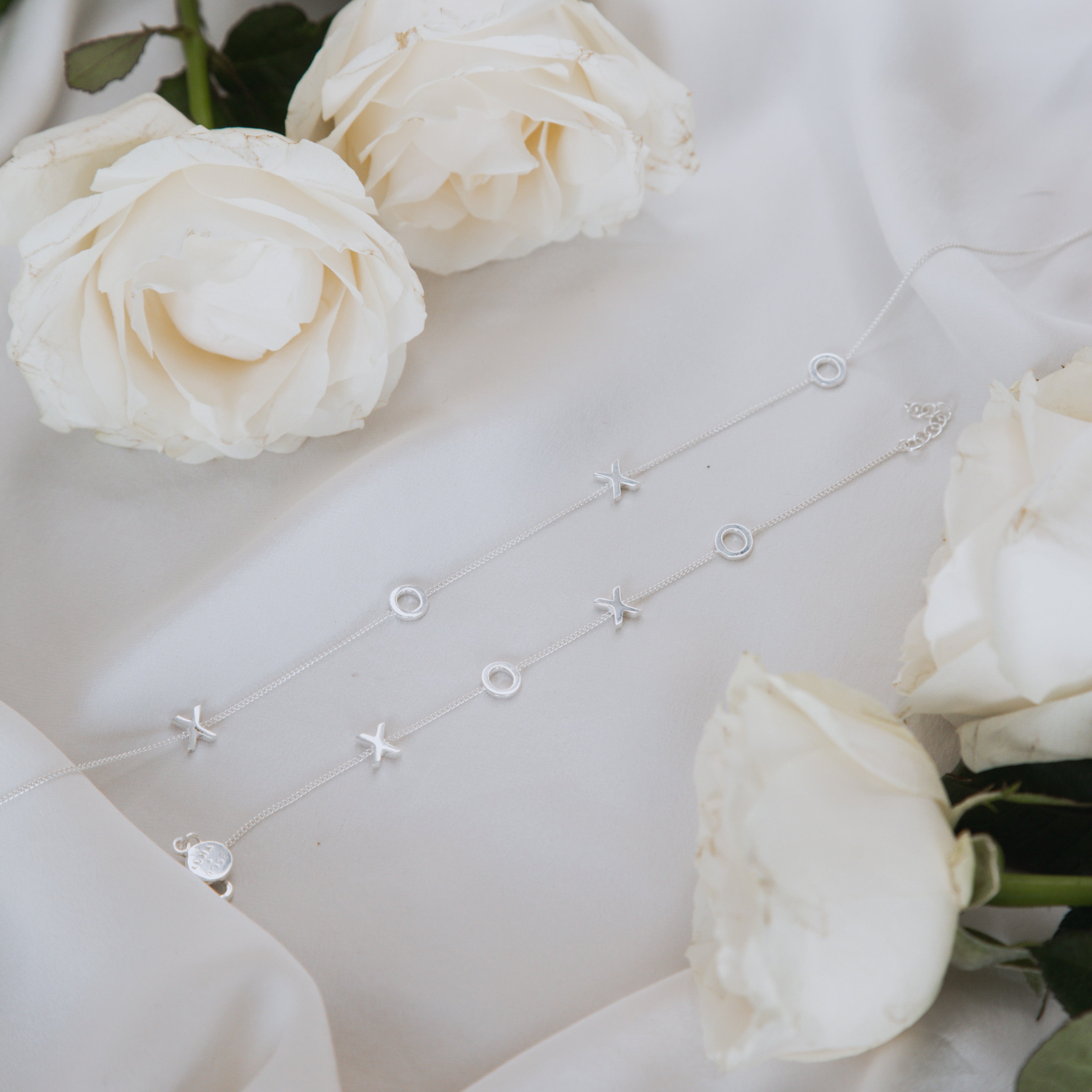 Luna & Rose Recycled Sterling Silver XOXO Bracelet