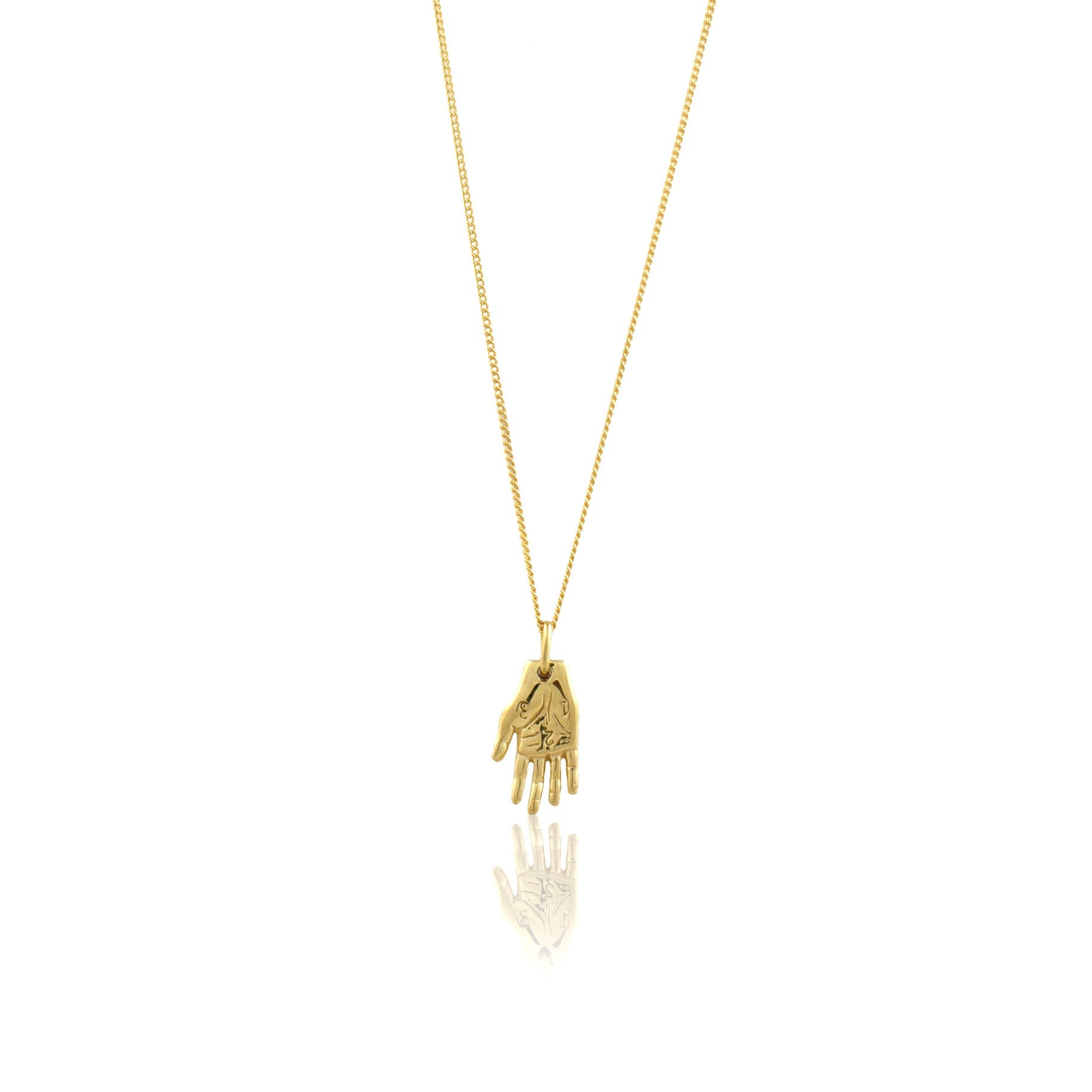 Mano Amiga Hand Necklace inspired by Frida Kahlo Luna and Rose Jewellery