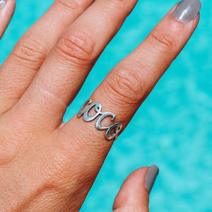 COCO ring in sterling Silver by Coconut and Bliss Influencer