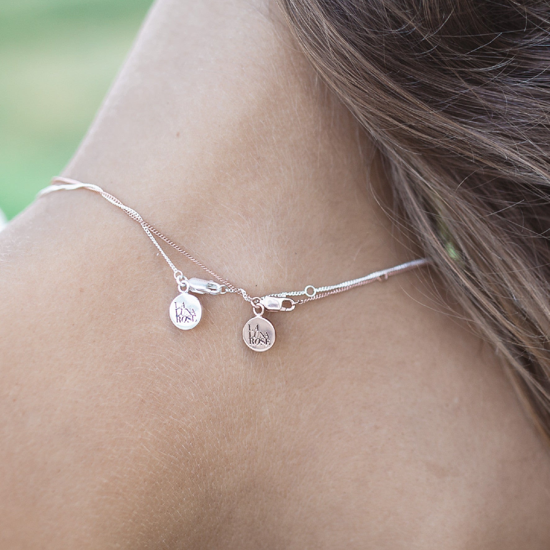 La Luna Rose Necklace Tags