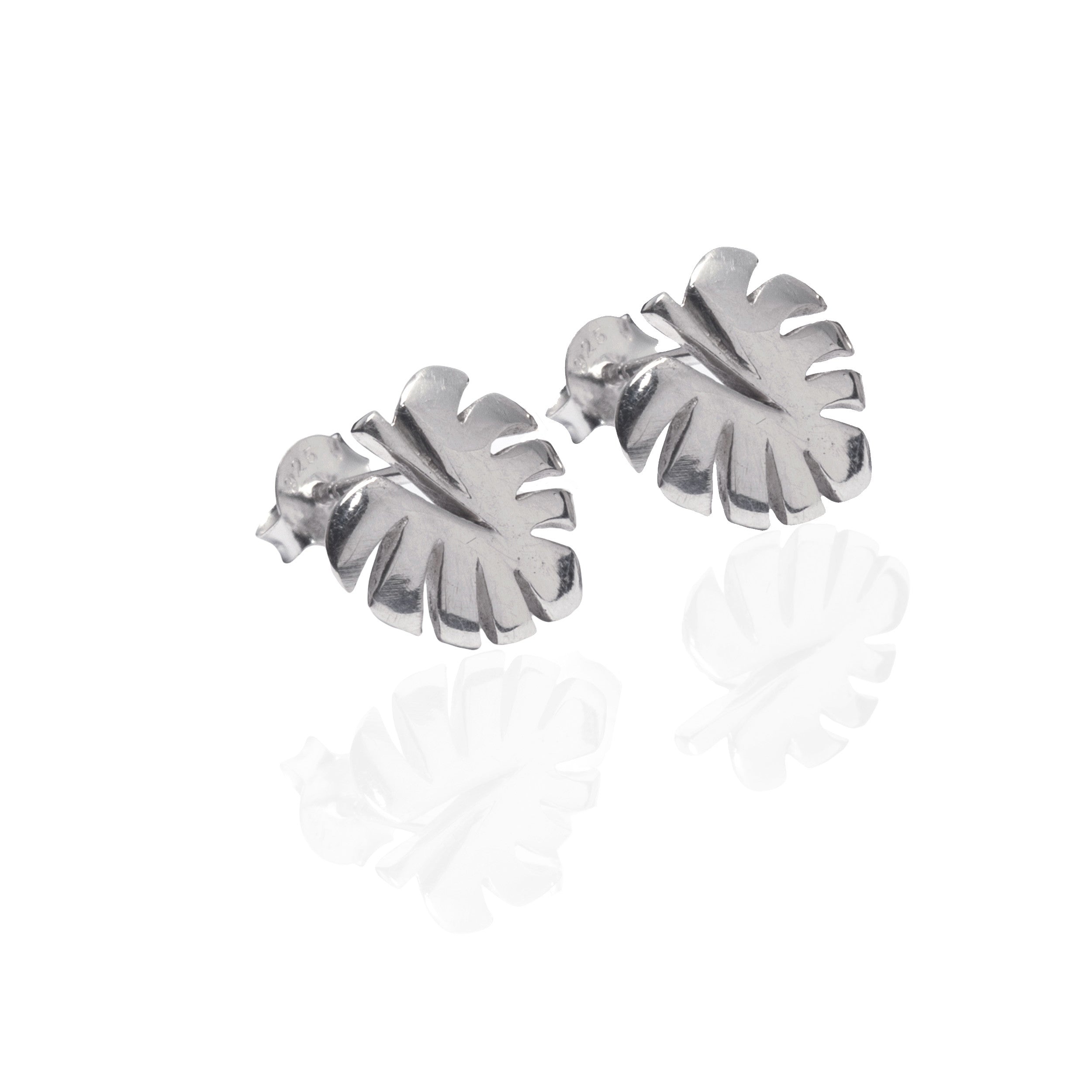 Luna & Rose - Never Leaf Me Earrings - Silver