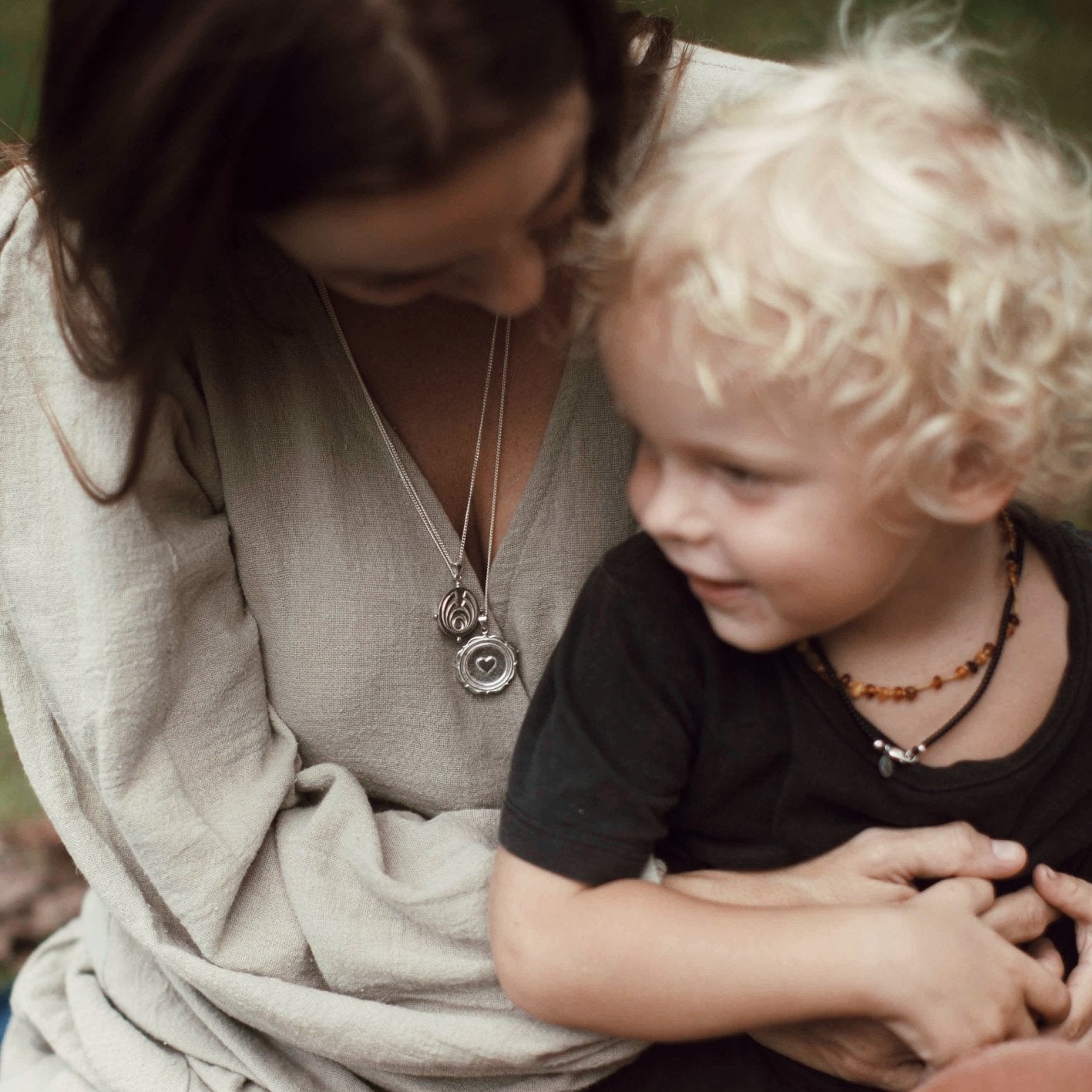 Recycled Sterling Silver Sustainable Motherhood Necklace Pendant