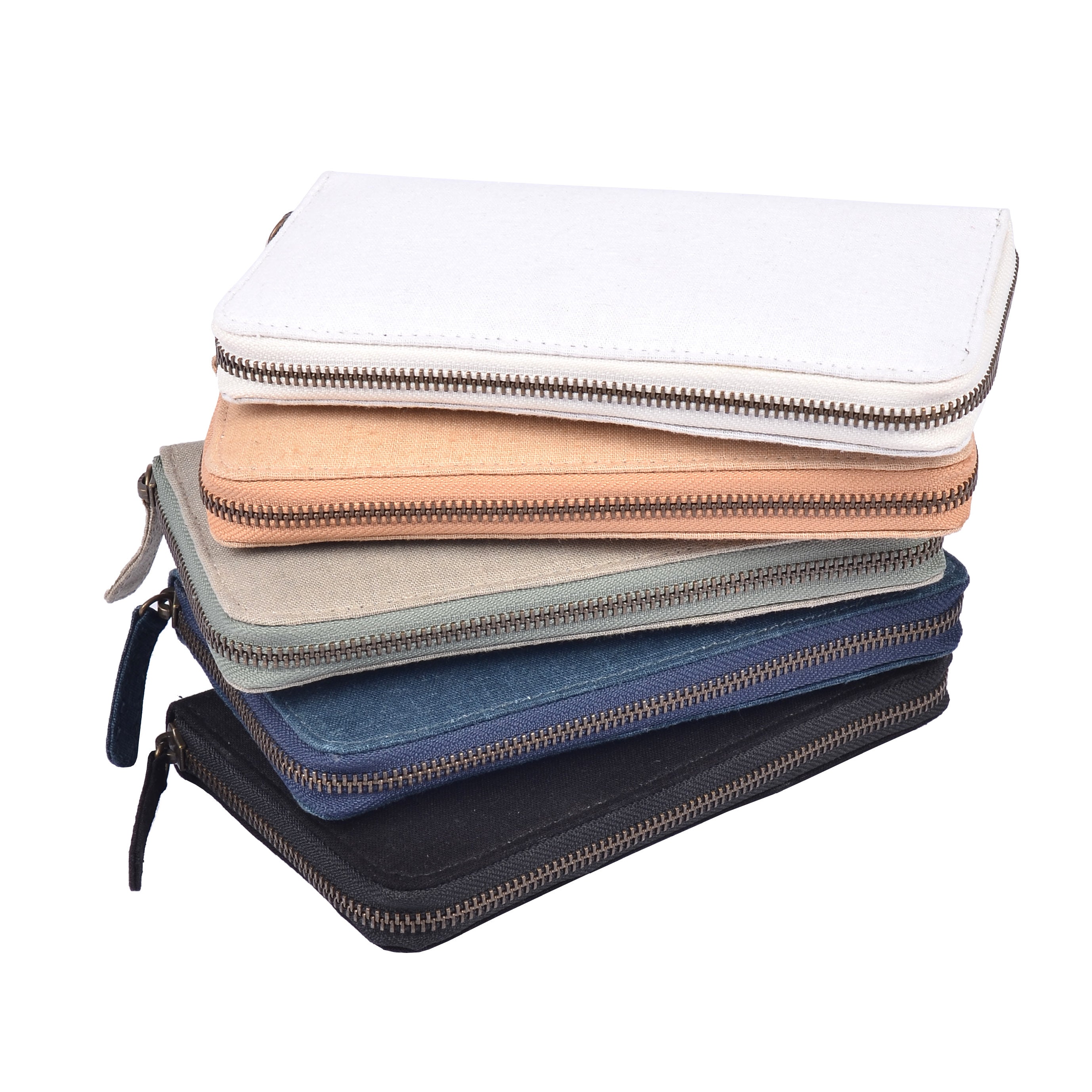 The Gary Wallet - Ocean Blue **Organically Plant Dyed**