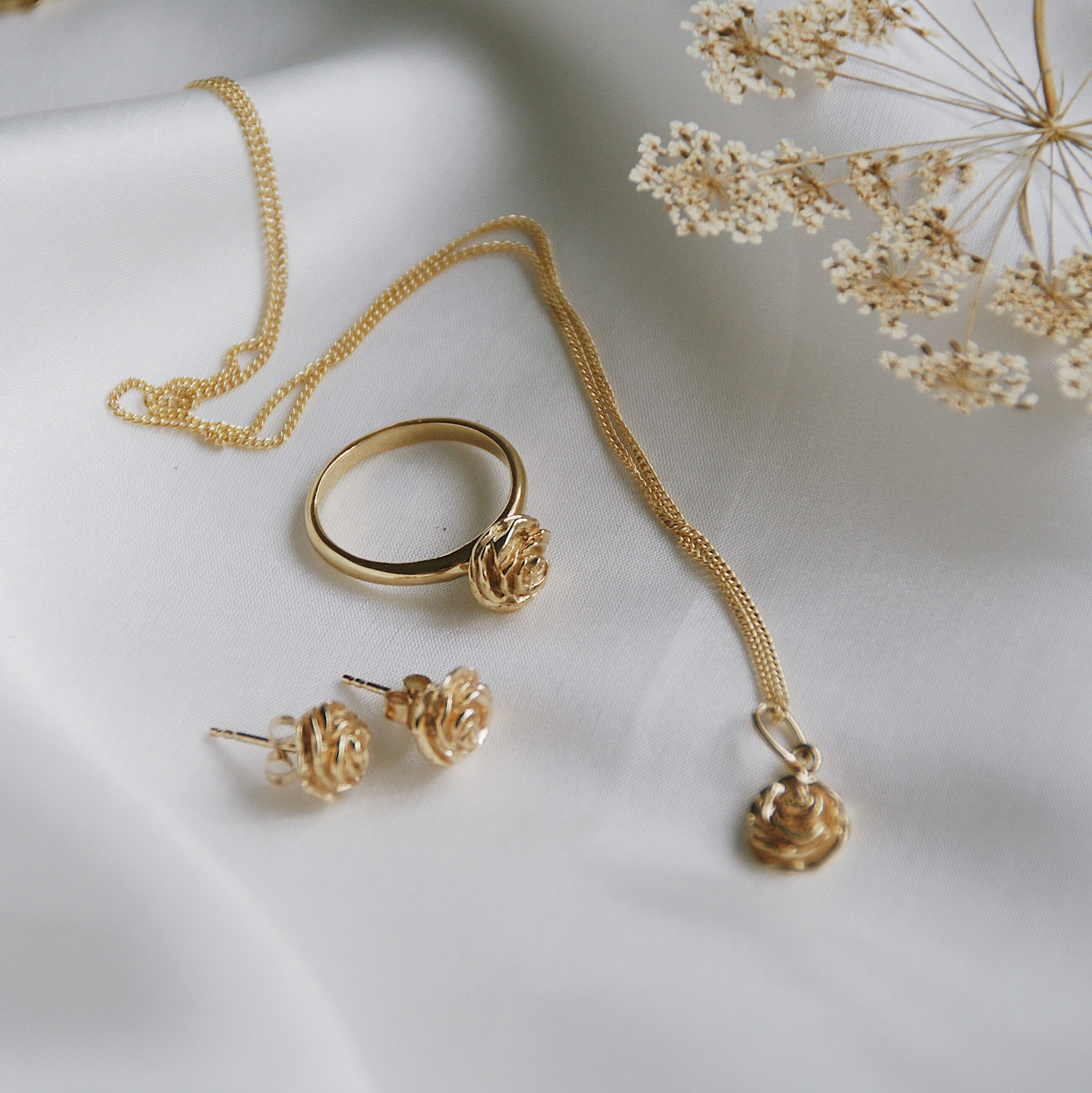 Luna & Rose Recycled Silver Rings Desert Rose