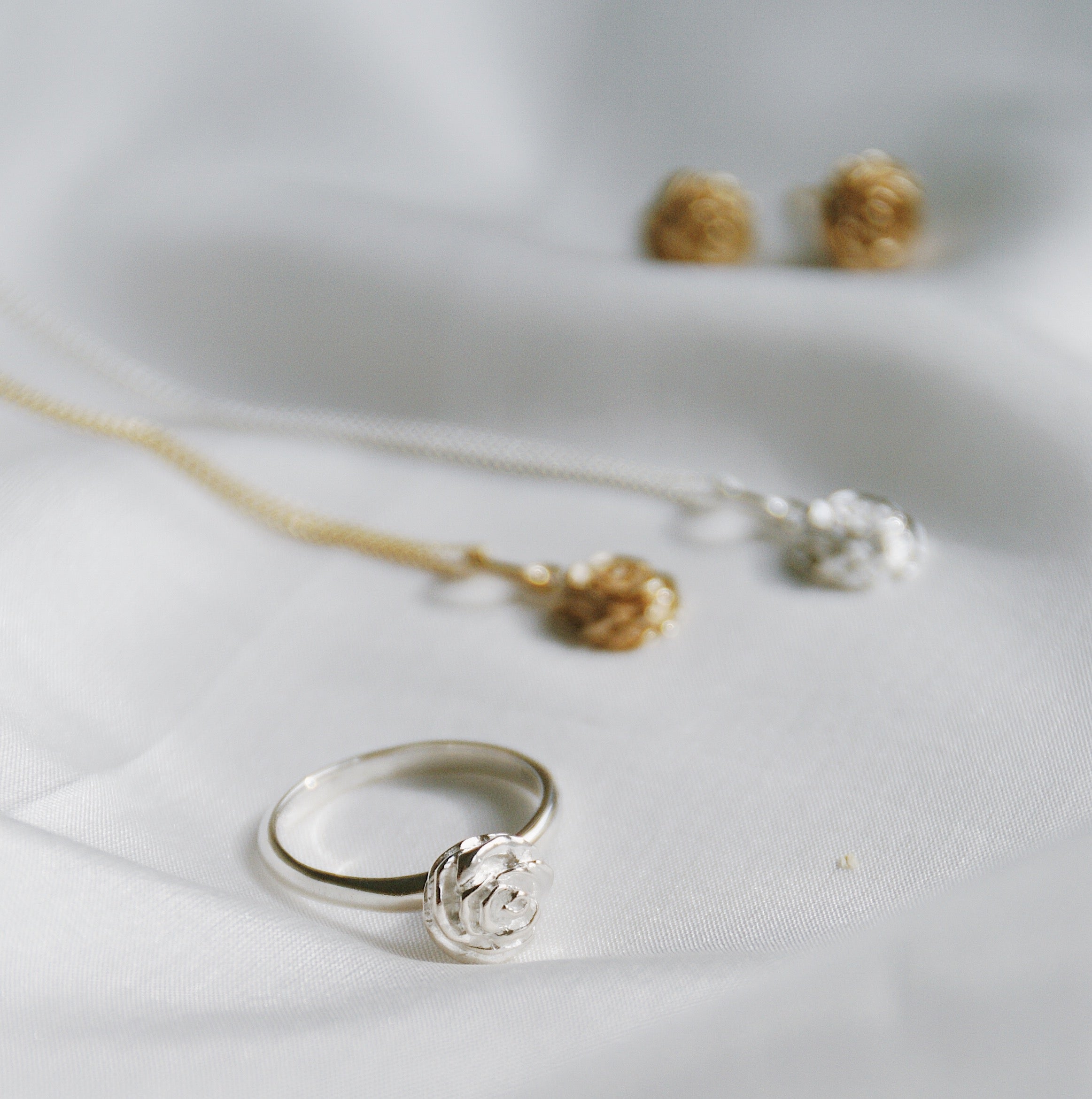 Luna & Rose Desert Rose Ring - Sterling Silver