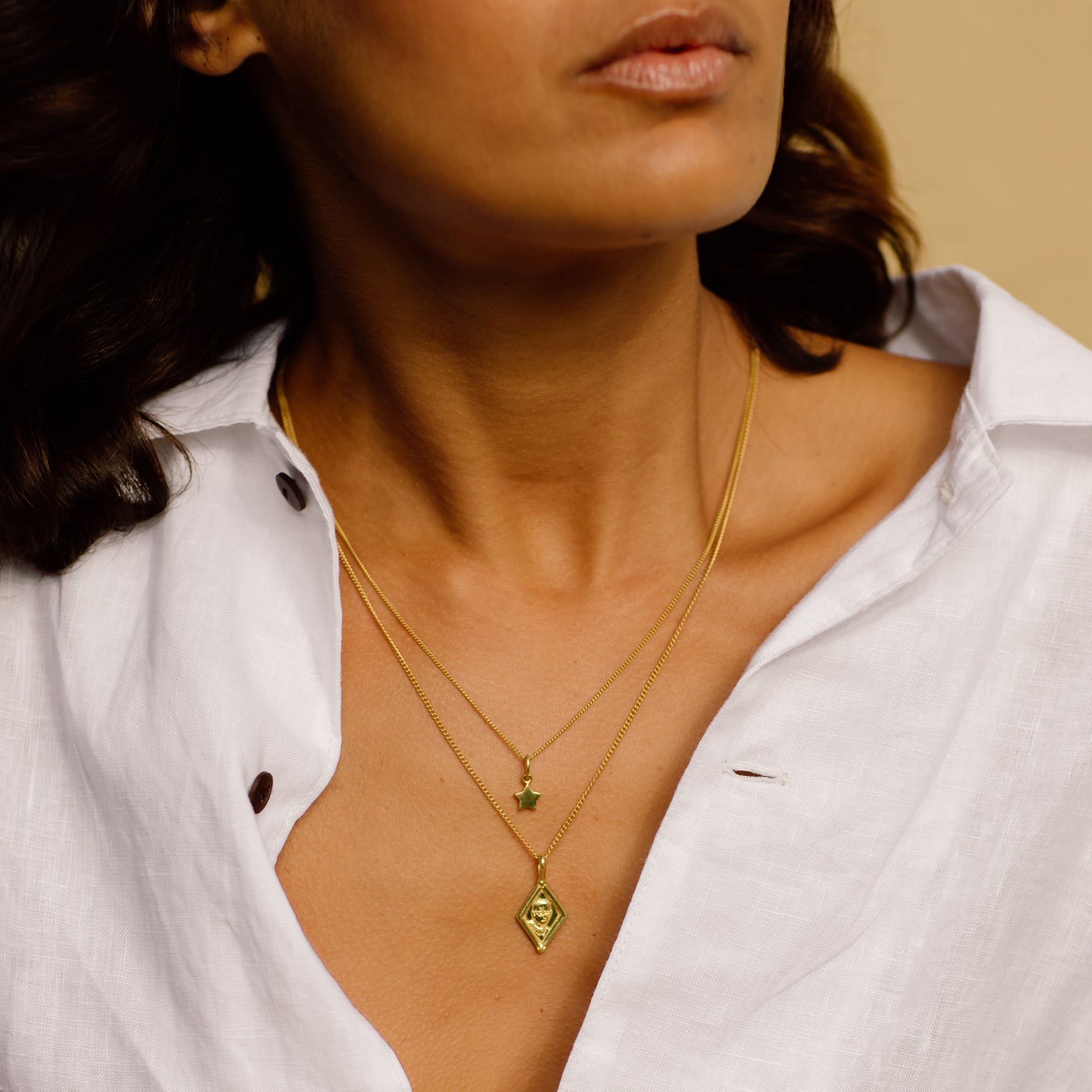 Ruth Bader Ginsberg Pendant for Equality Necklace - Gold