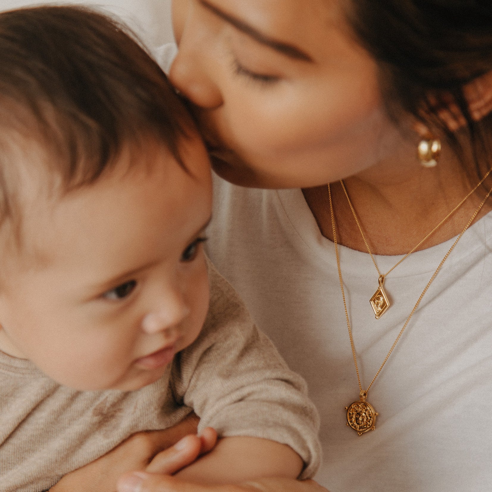 Ruth Bader Ginsberg Necklace Gold