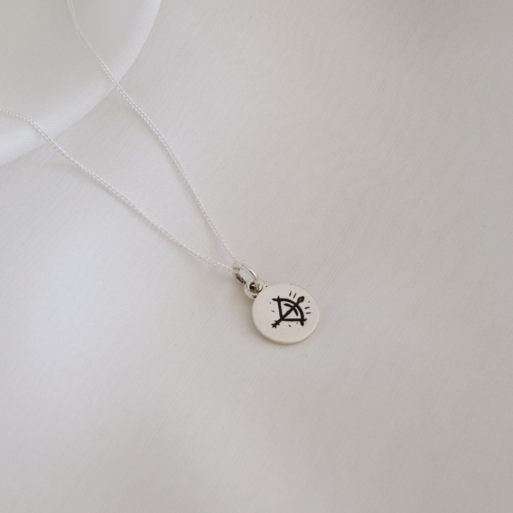 Sagittarius Mini Zodiac Charm - Silver