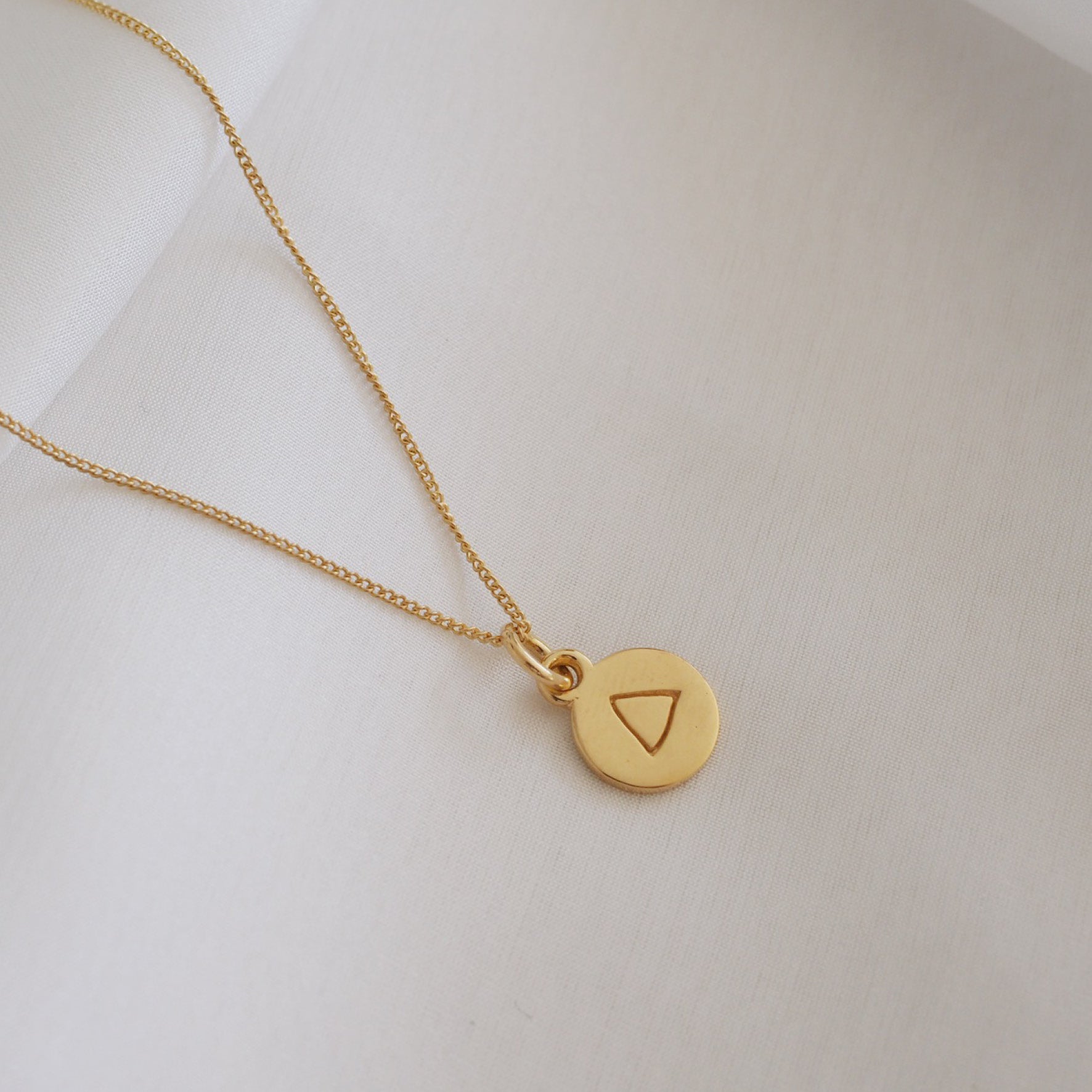 Fire Sign Mini Charm - Gold