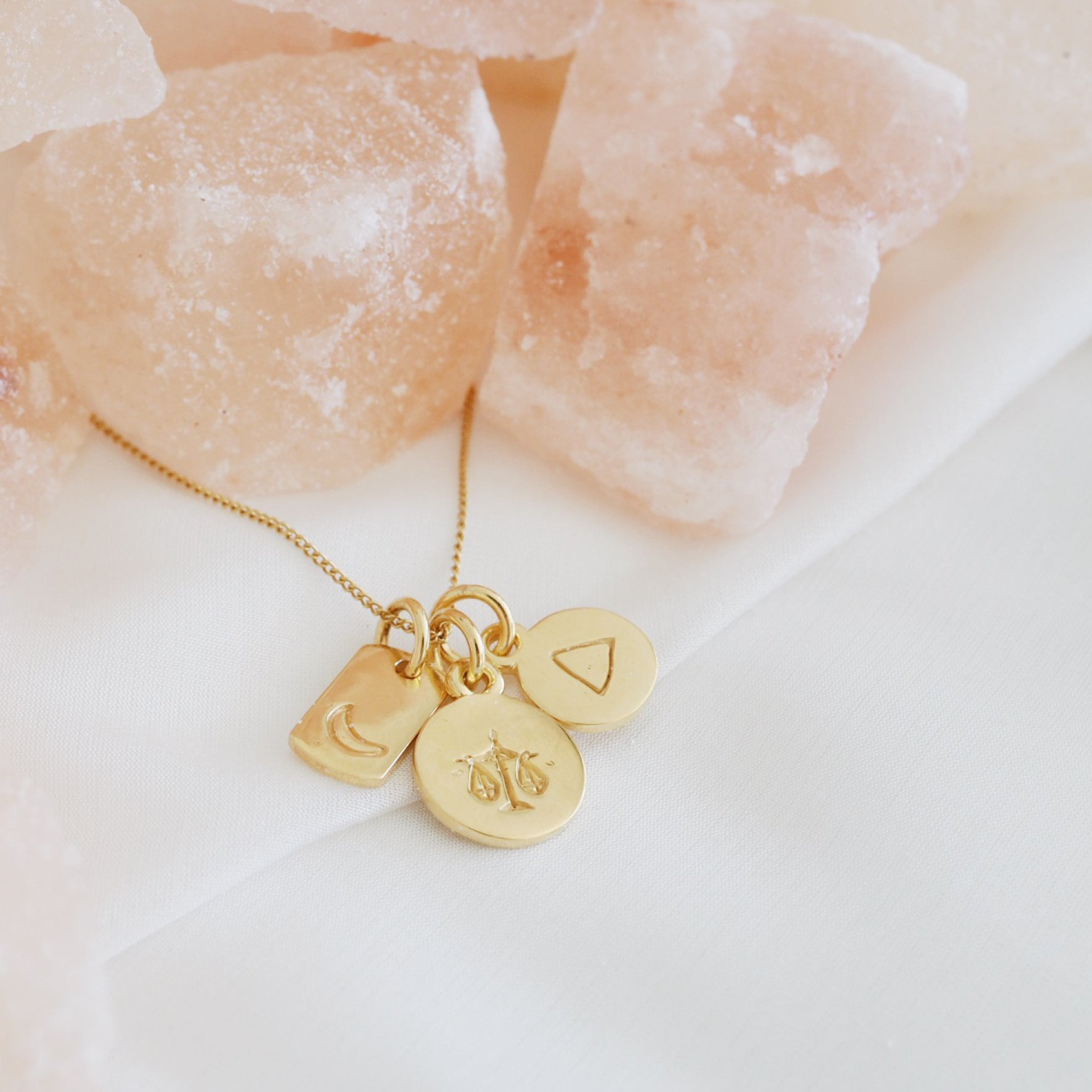 Fire Sign Mini Charm - Gold