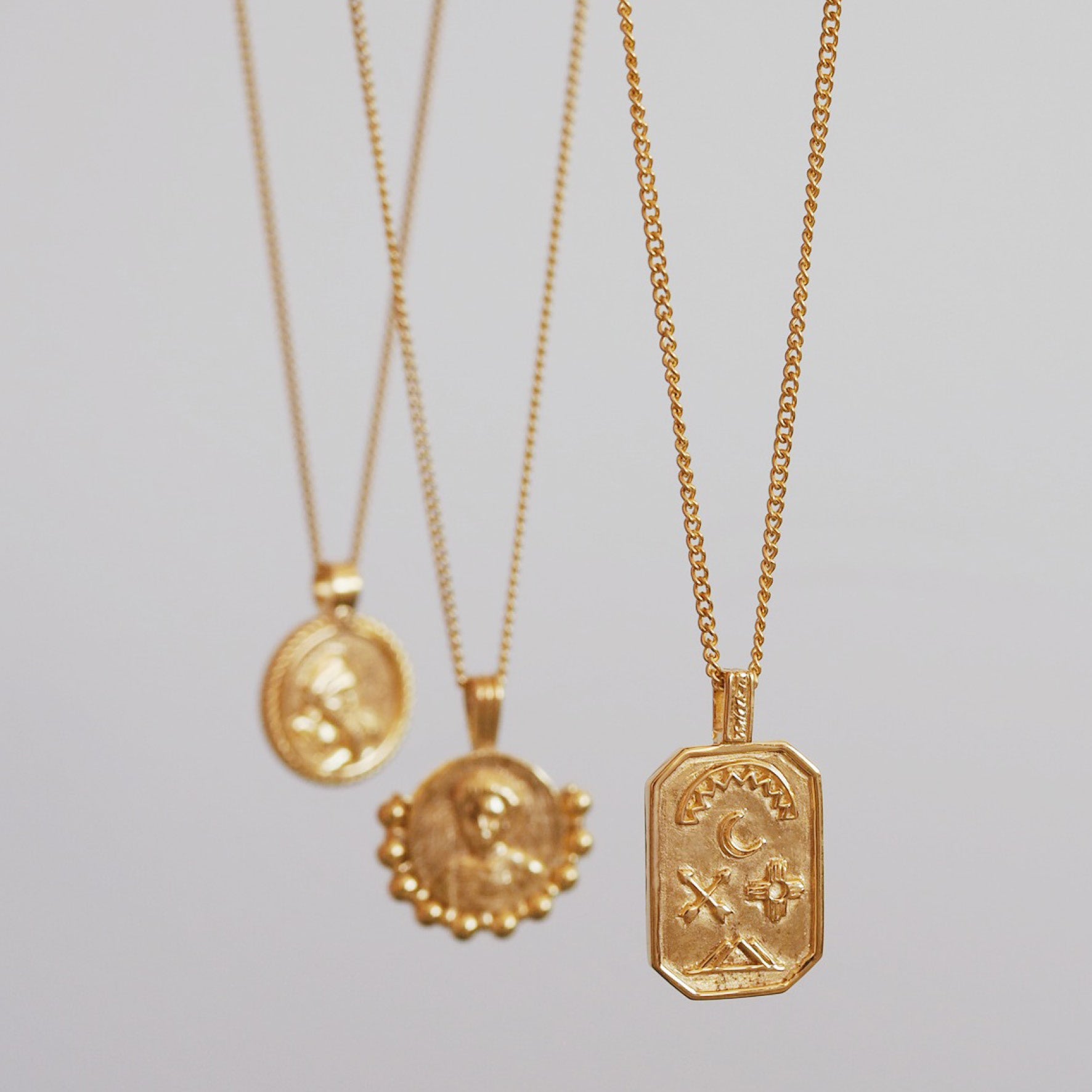 Power Pendant for Abundance Necklace - Gold