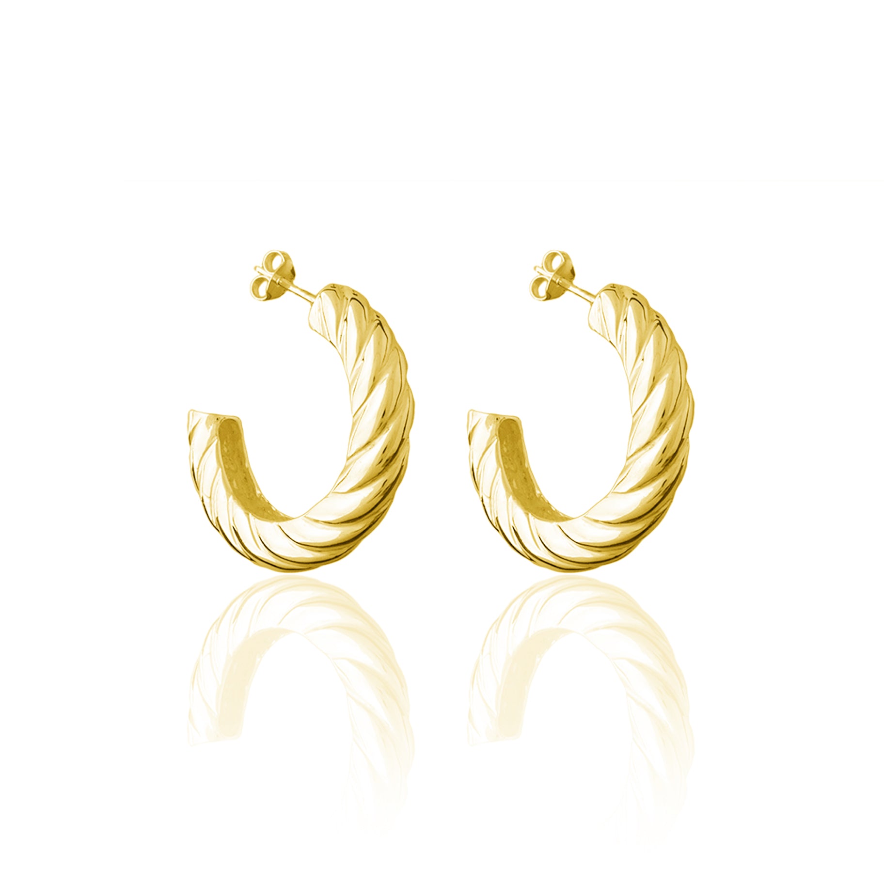Luna Rose Positano Gold Hoop Earrings