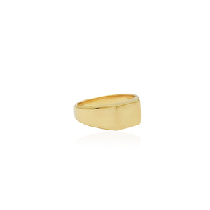  Luna & Rose Classic Square Signet Ring - Gold