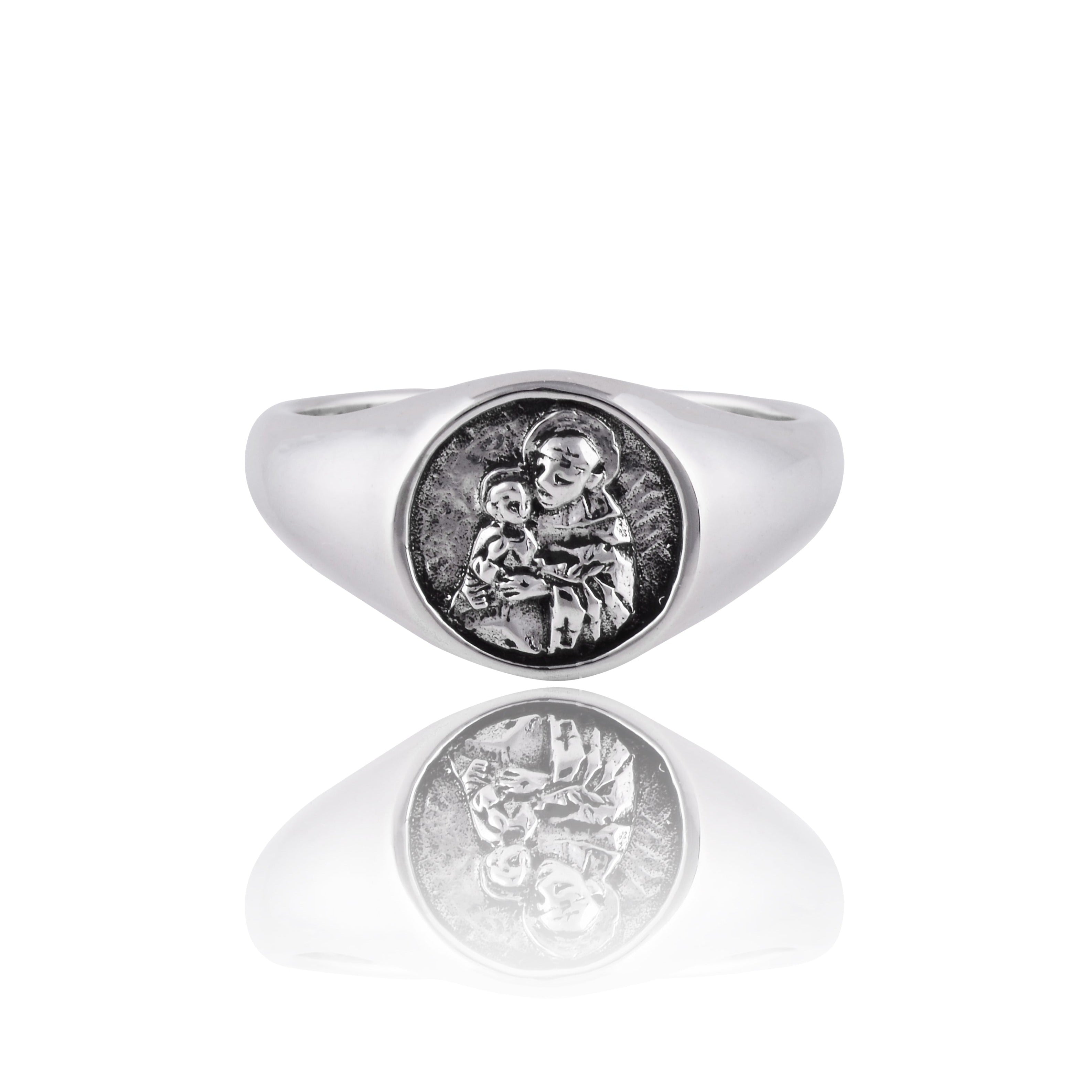 St Anthony Signet Ring for Miracles