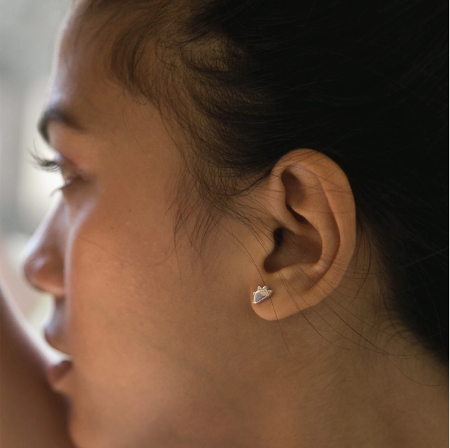 Sustainable jewellery sunrise silver