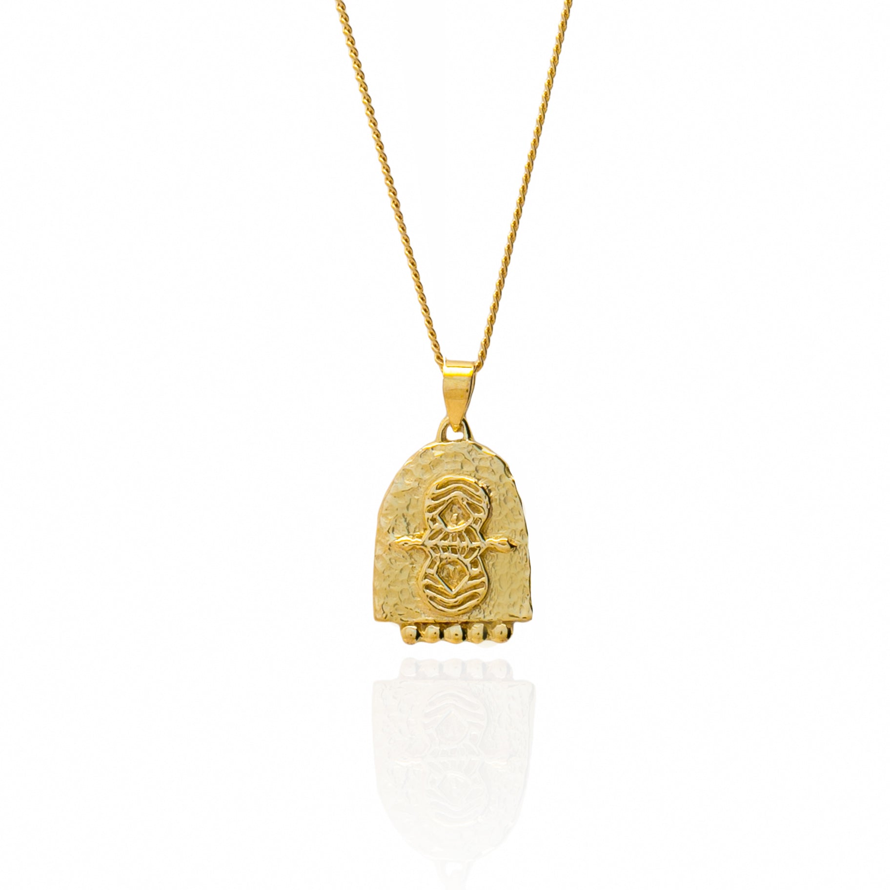 Star Sign Jewellery GEMINI ZODIAC PENDANT - GOLD