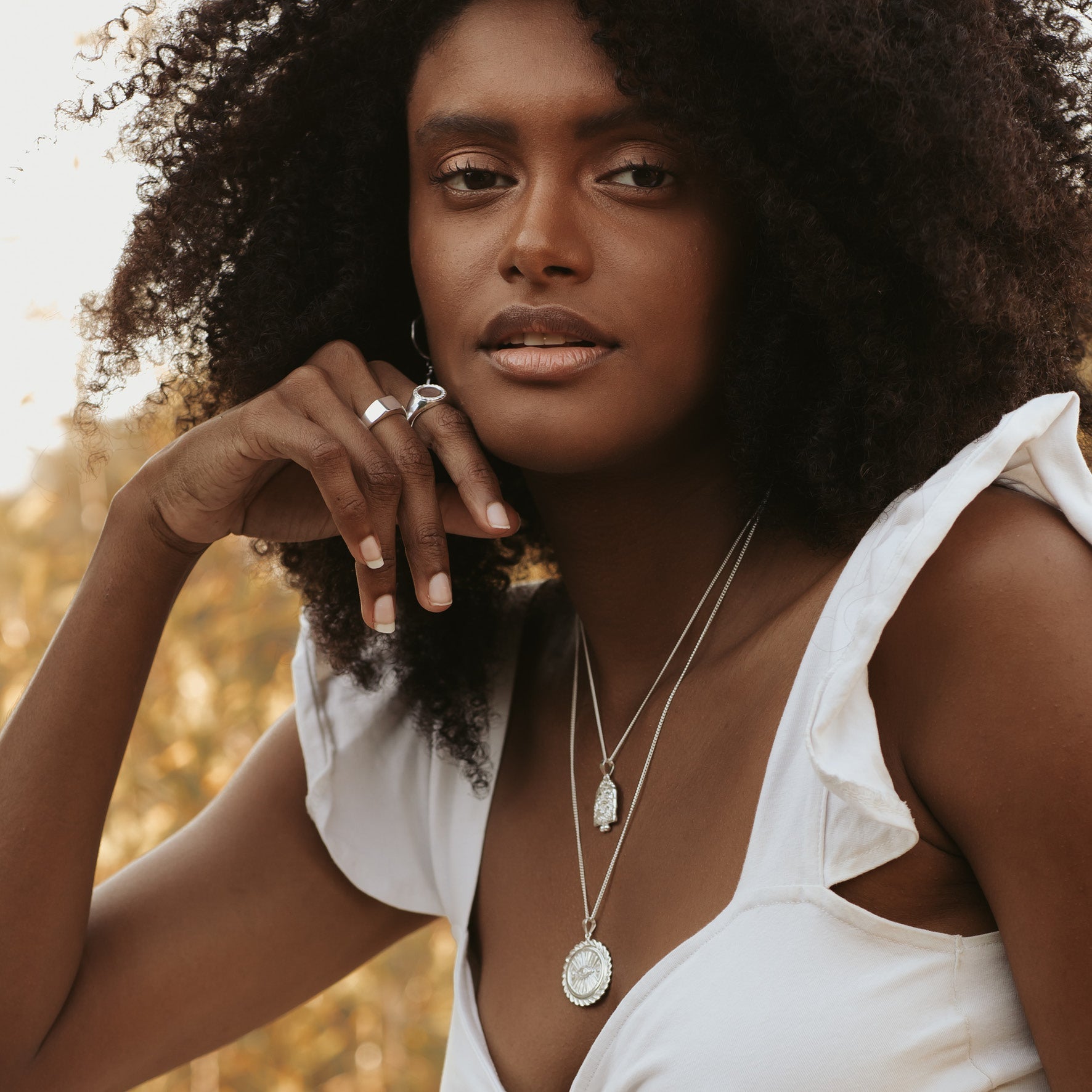 Luna & Rose Leo Zodiac Necklace Sterling Silver