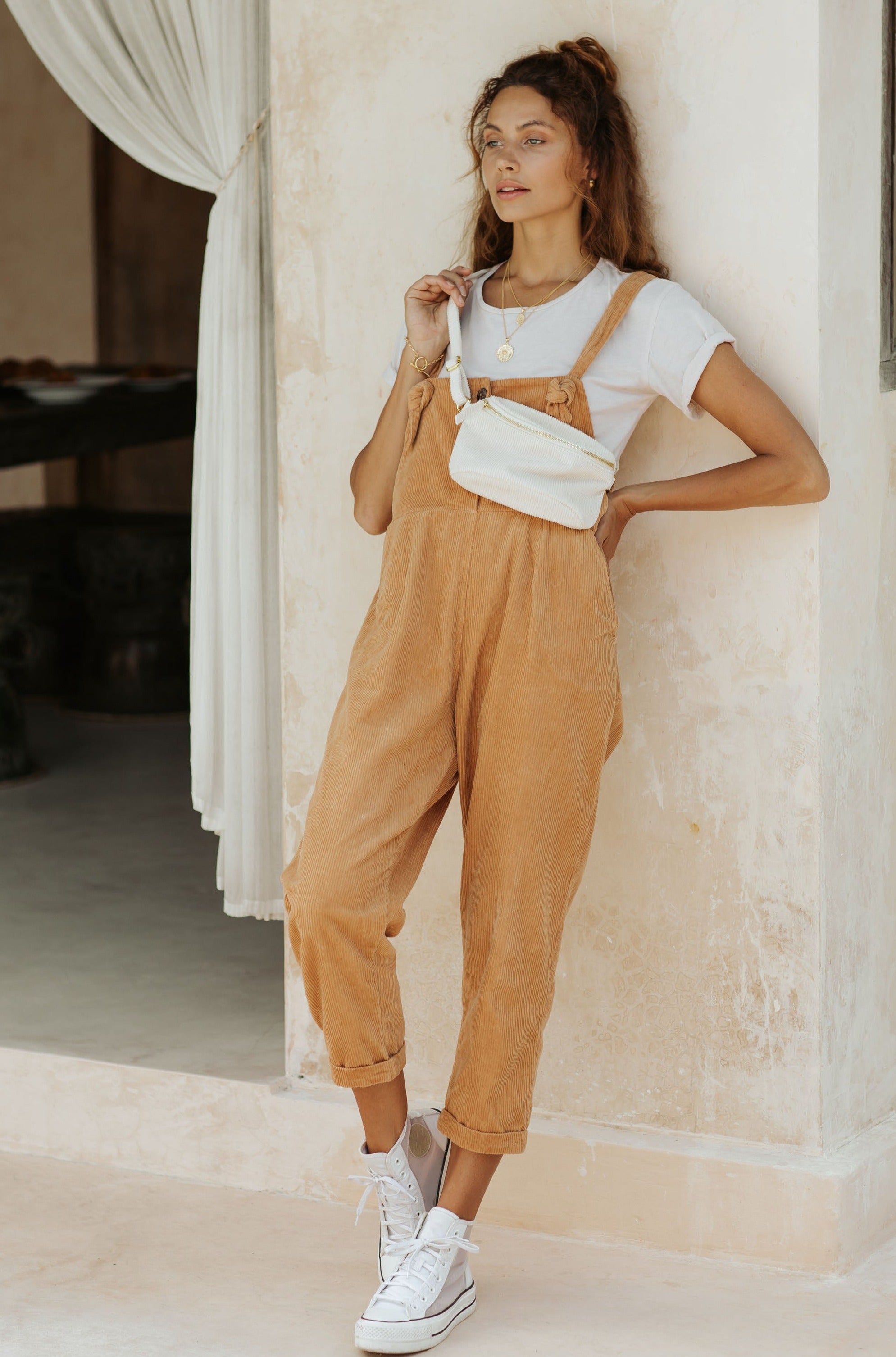 The Benny Bag - Coconut White Corduroy