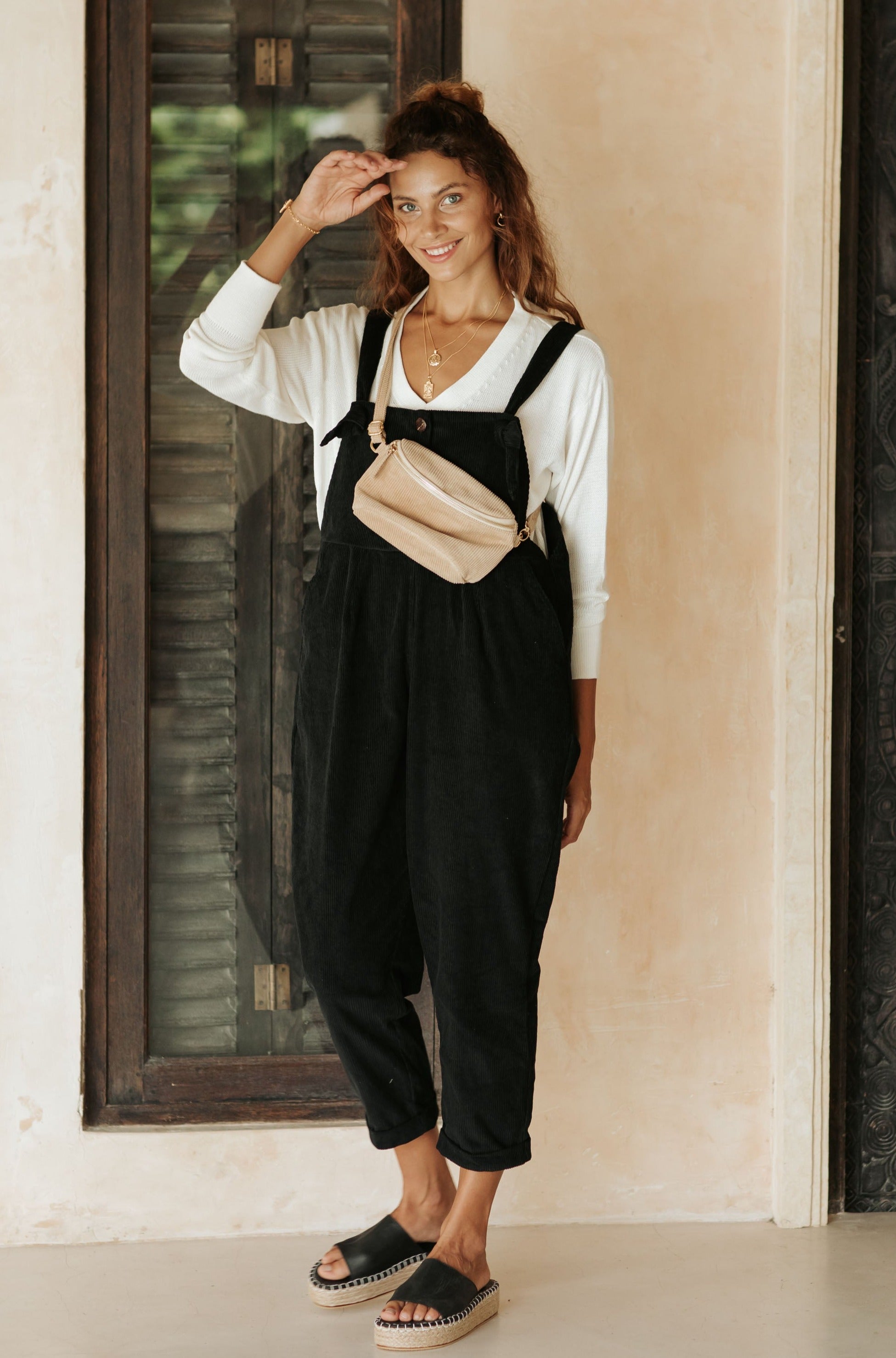 The Benny Bag - Light Cinnamon Corduroy **ORGANICALLY DYED**