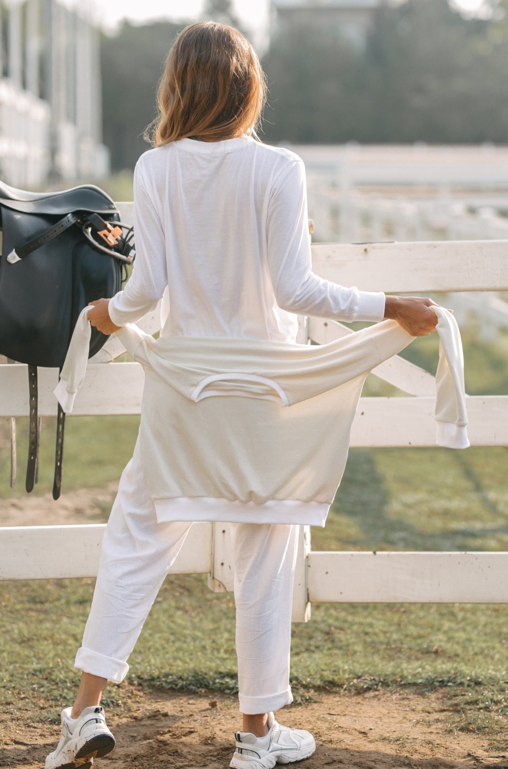 Bamboo Billie Jumper in Coconut Off White