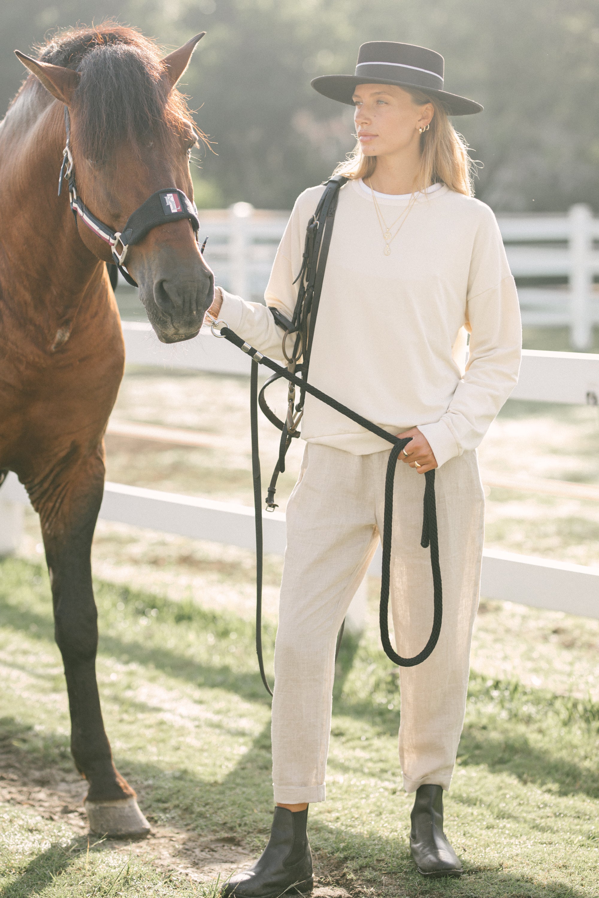 Billie Bamboo Jumper in Macadamia by Luna & Rose