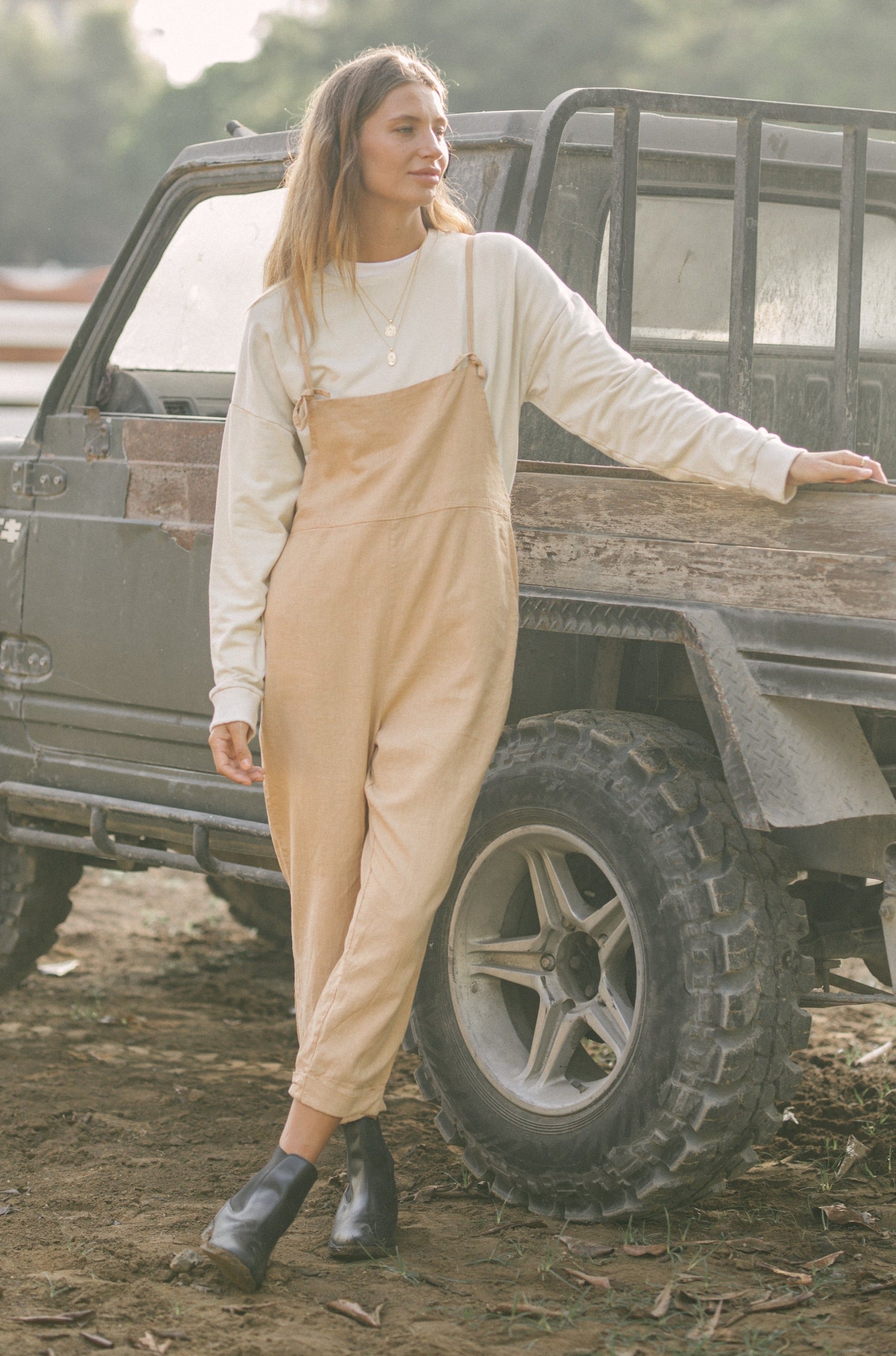 Billie Bamboo Jumper in Macadamia by Luna & Rose