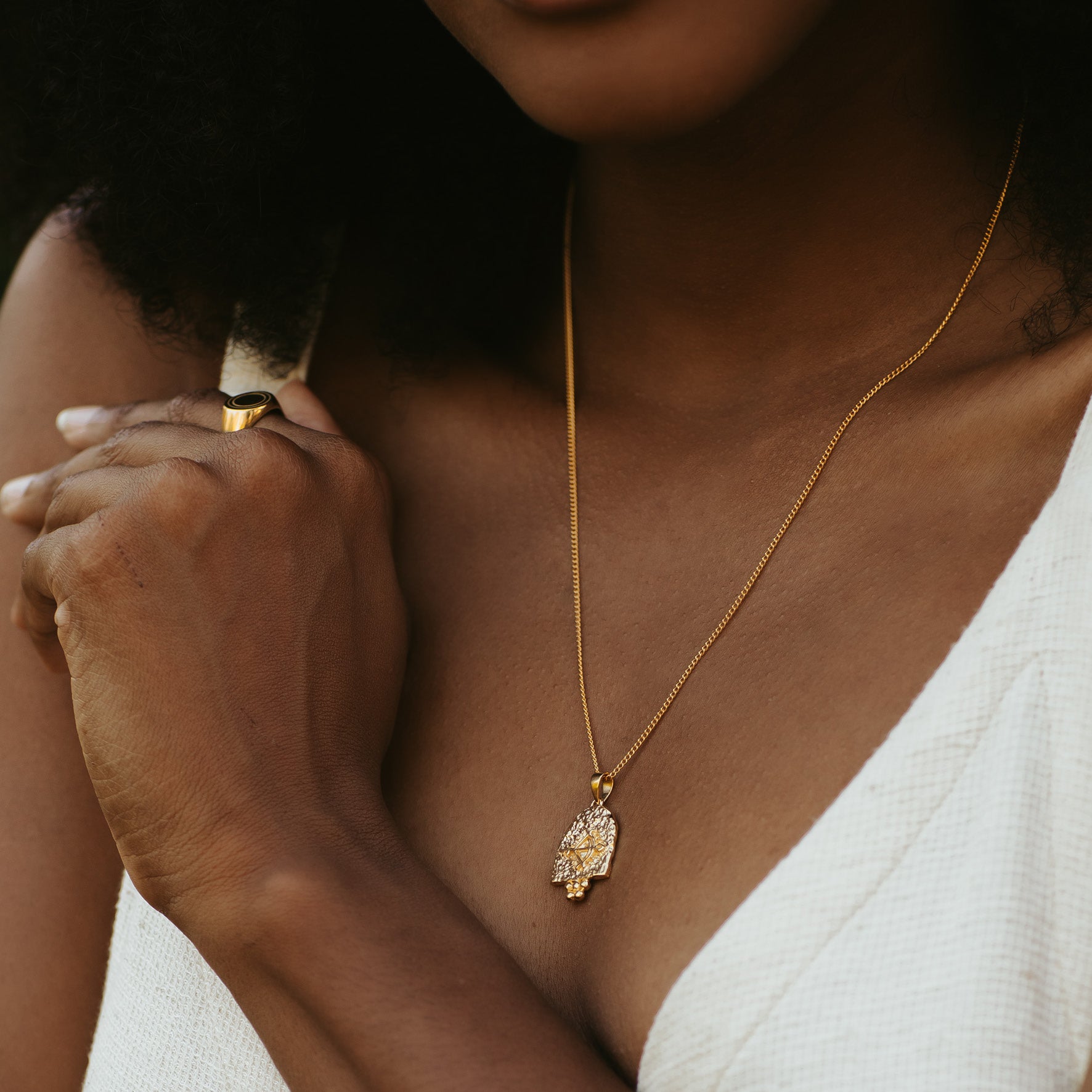 Ethical Jewelry SAGITTARIUS ZODIAC PENDANT - GOLD