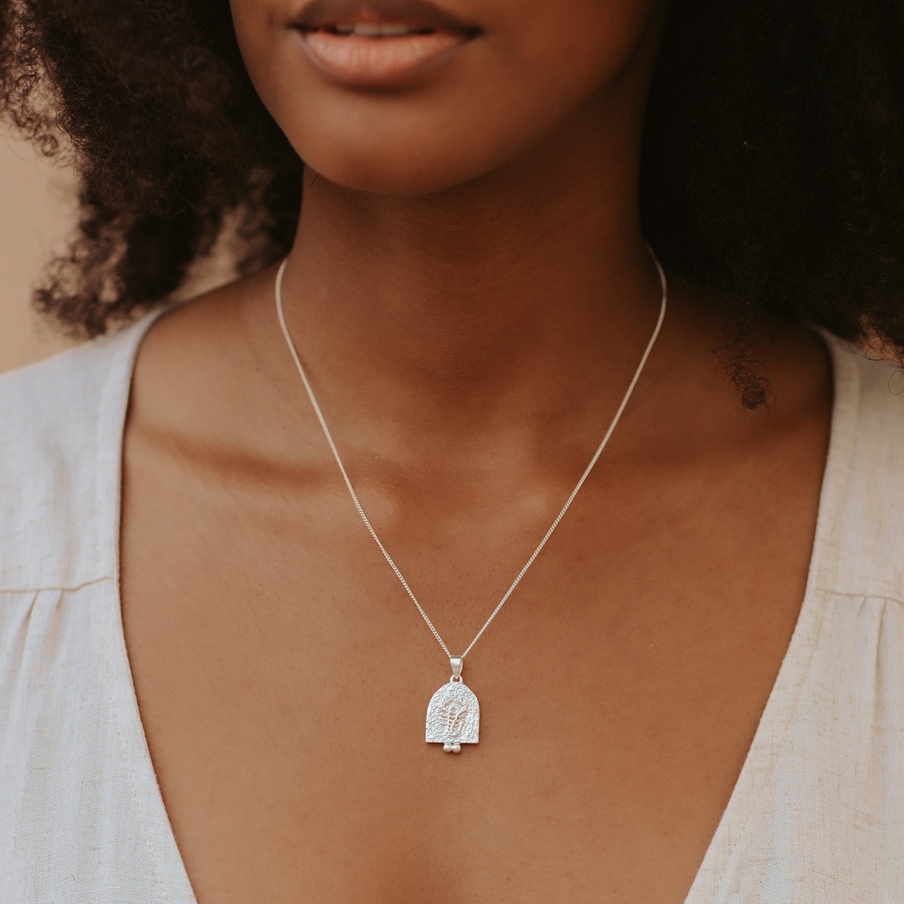 Luna & Rose SCORPIO ZODIAC PENDANT - SILVER