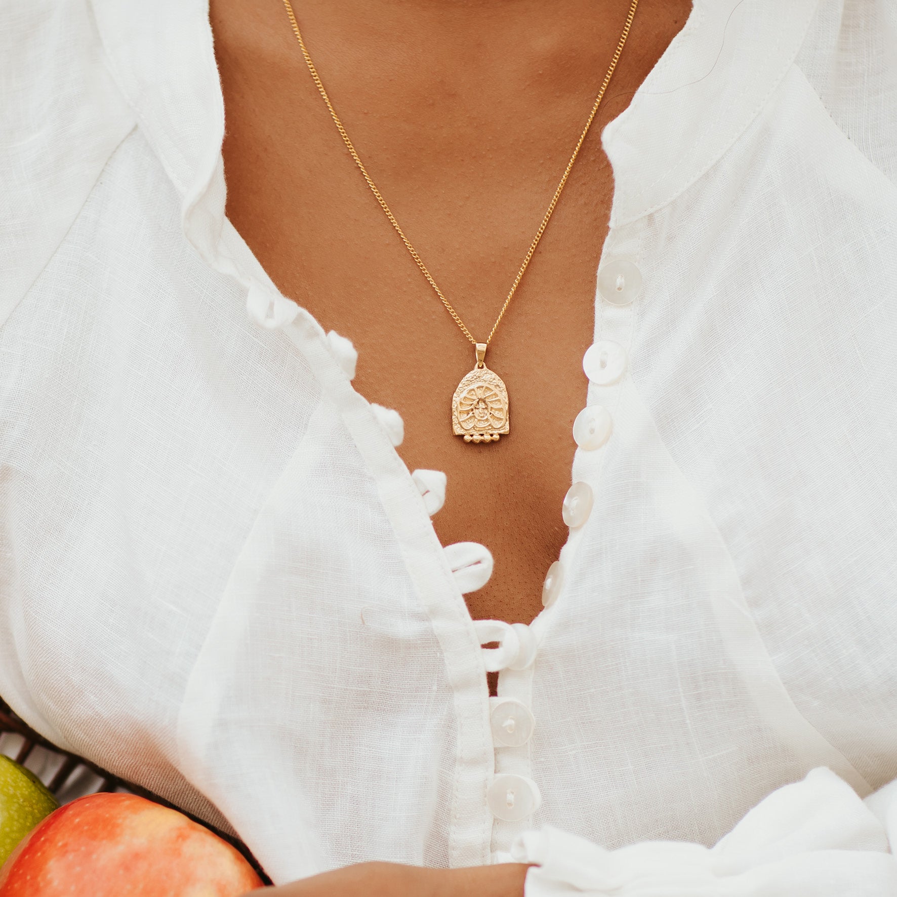 Luna & Rose VIRGO ZODIAC PENDANT - GOLD