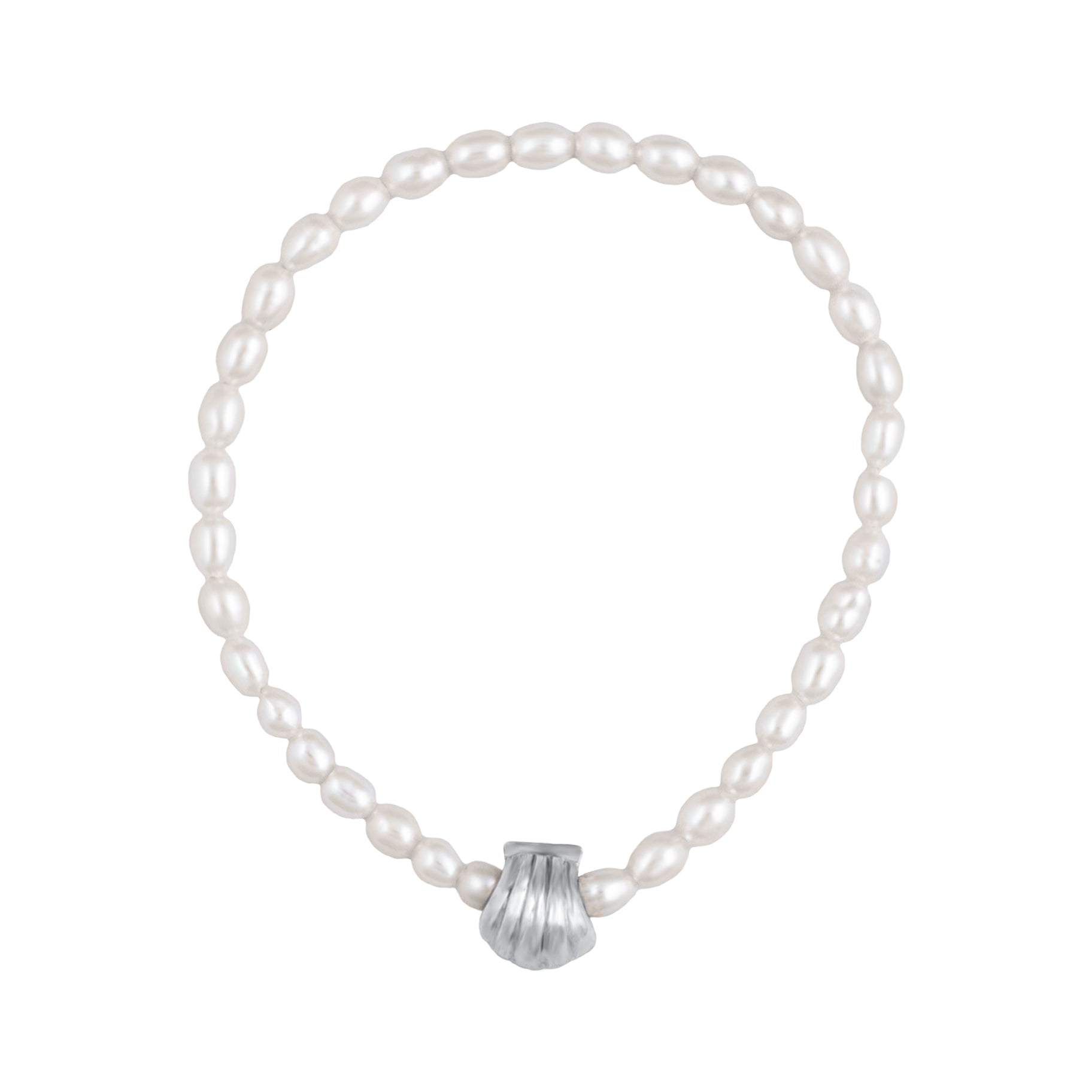 Luna & Rose Pearly Whites Bracelet Silver