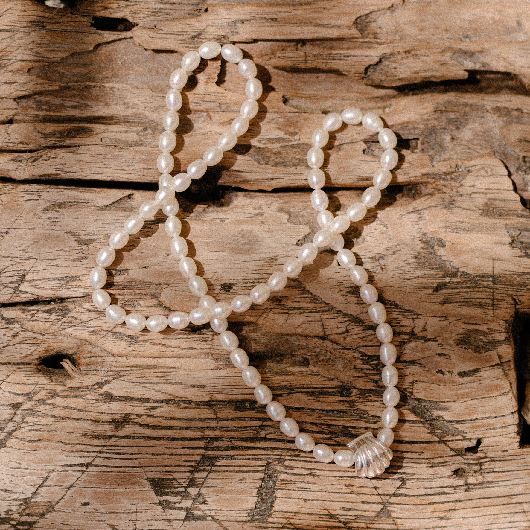 Pearly Whites Necklace - SILVER