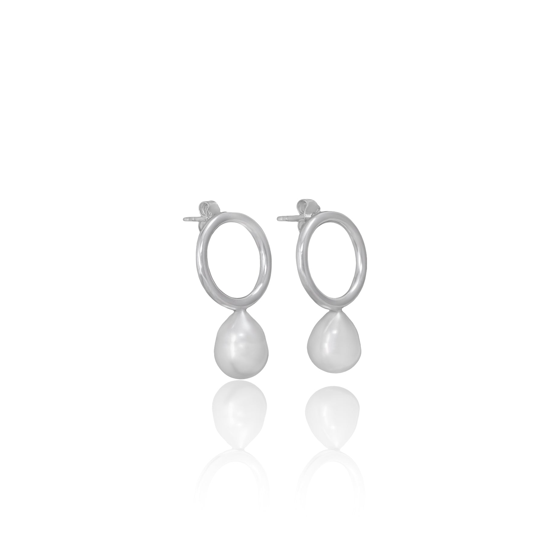 River Pearl Drop Earrings