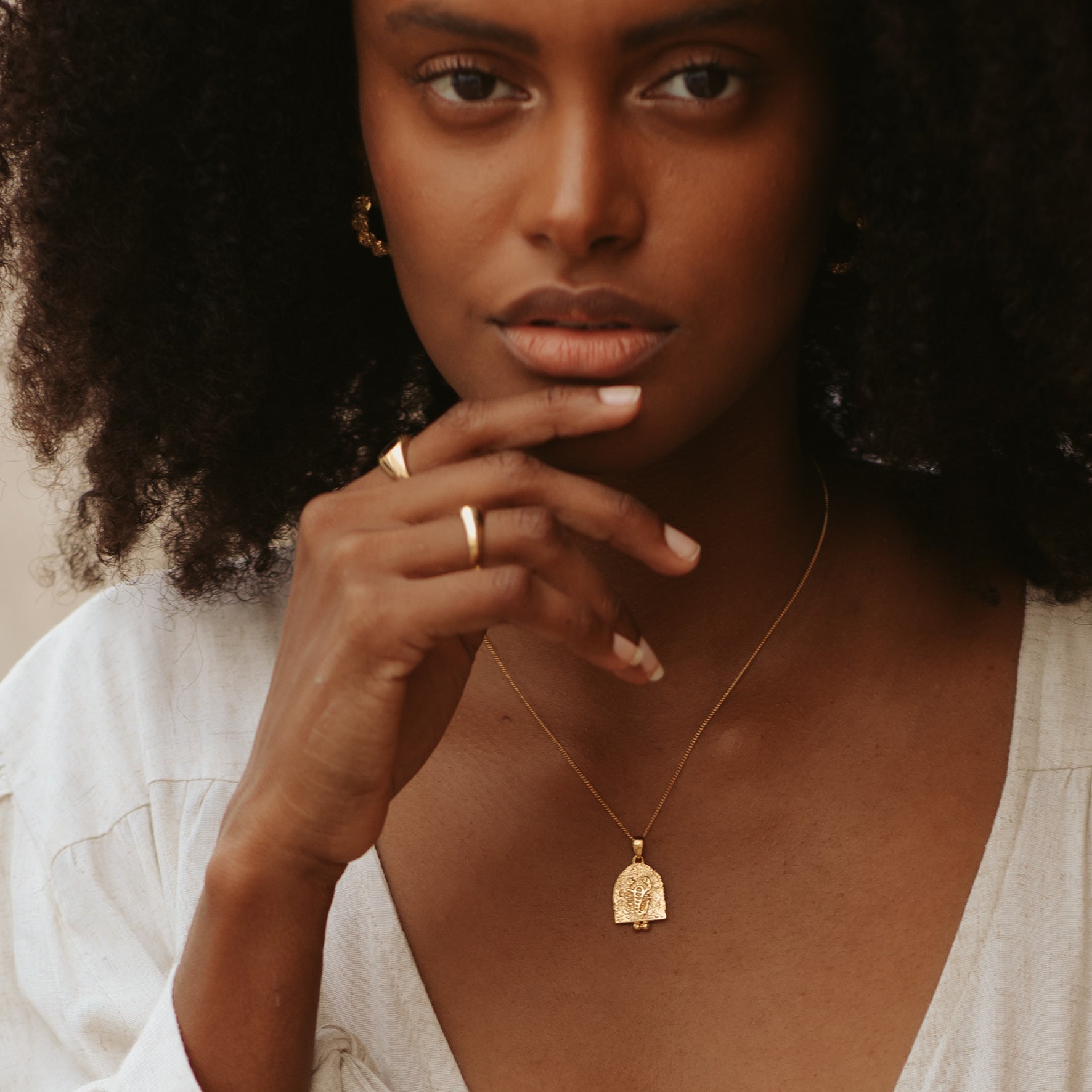 Luna & Rose SCORPIO ZODIAC PENDANT - GOLD