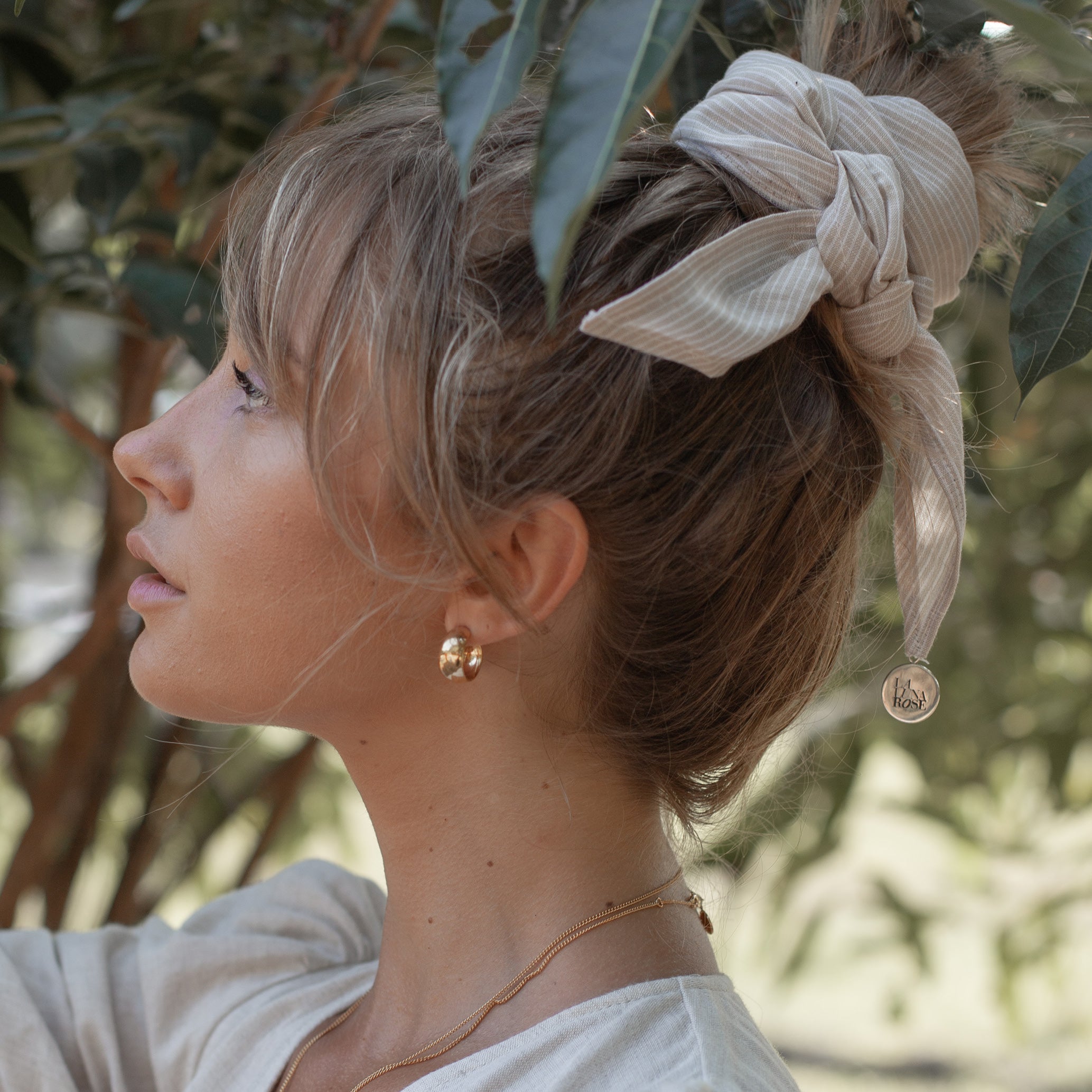 Smooth Simple Ulu Hoops in Gold