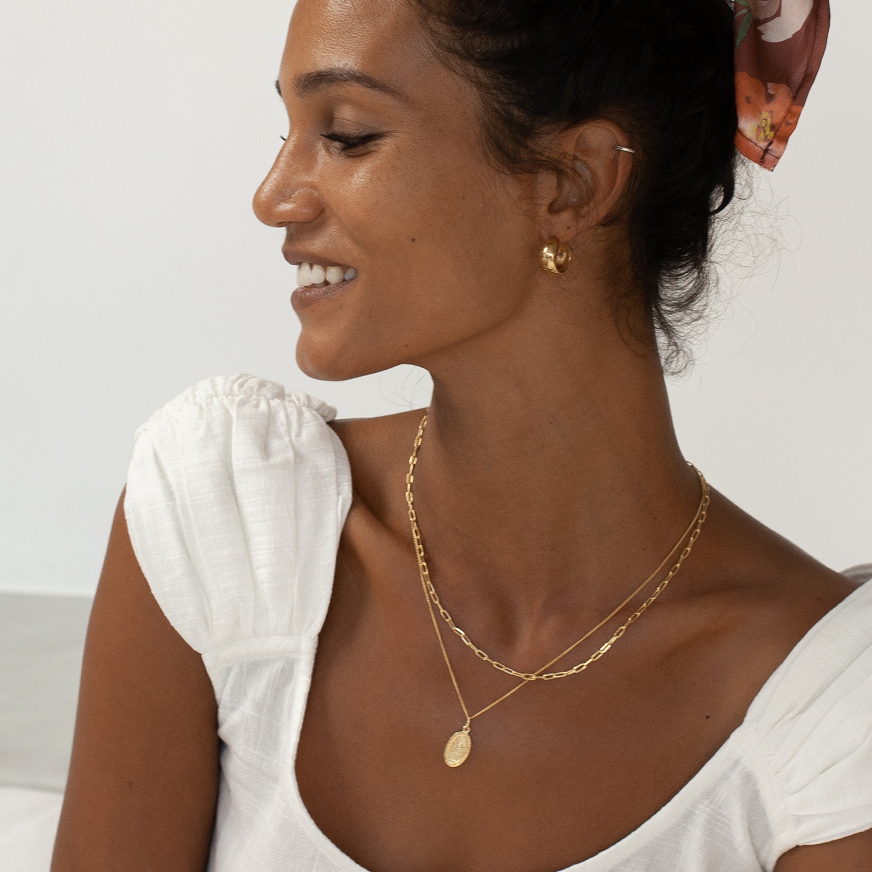 St Christopher Gold Travel Necklace Pendant