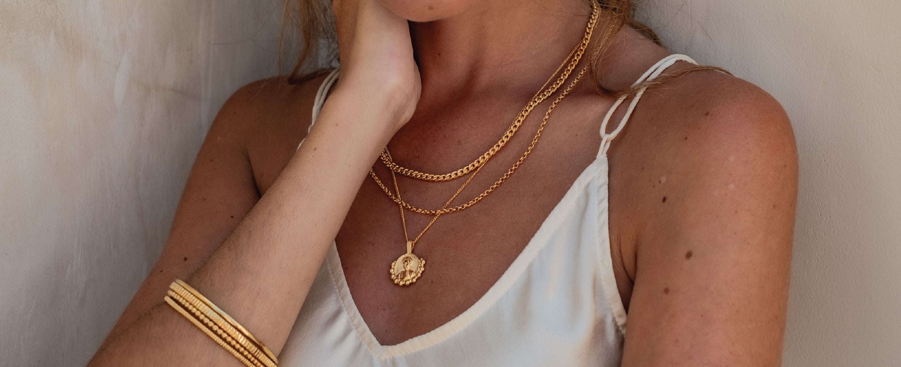 Luna & Rose Gold & Silver Necklaces