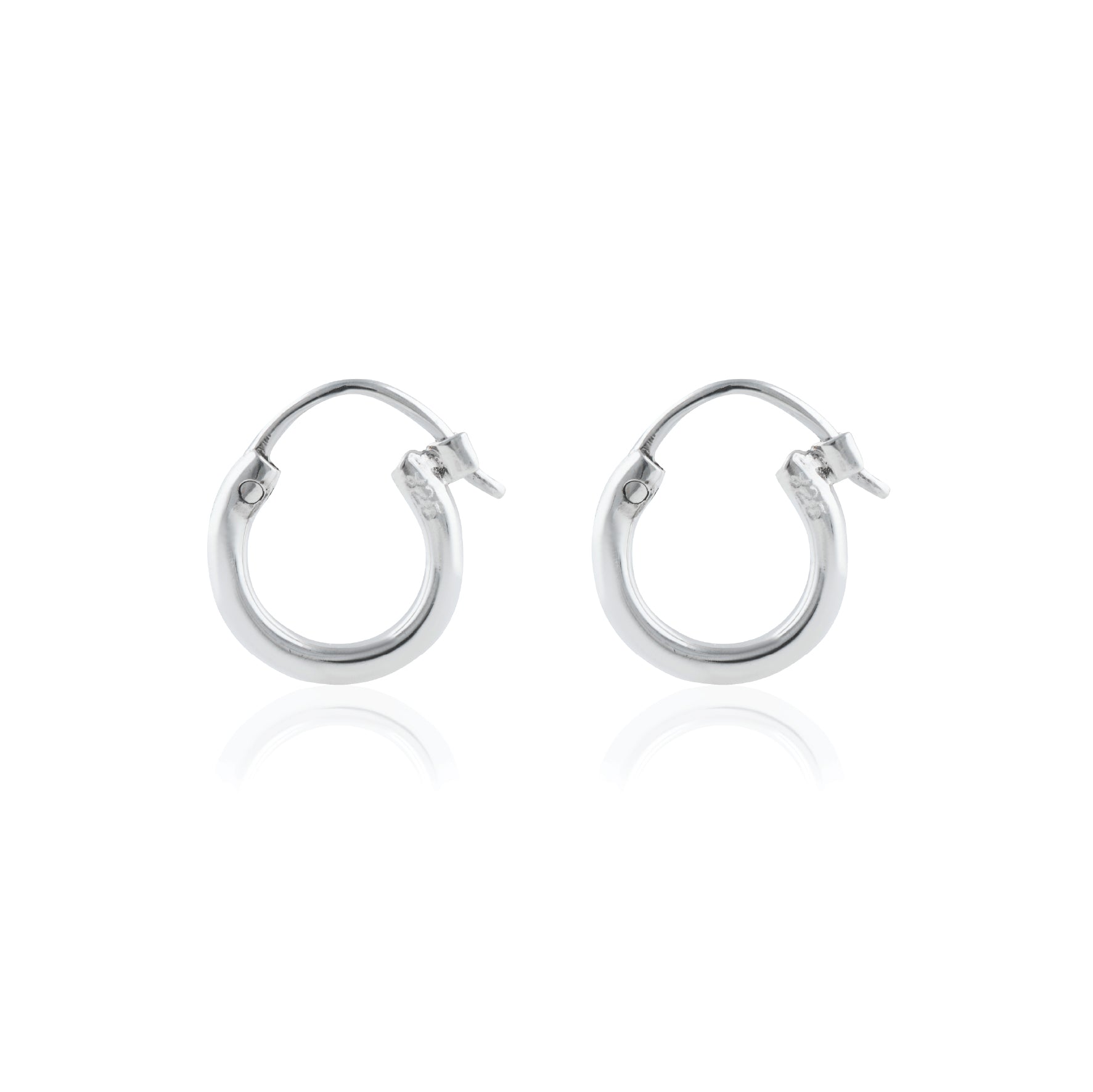 Signature Hoops 10mm Petite - Silver