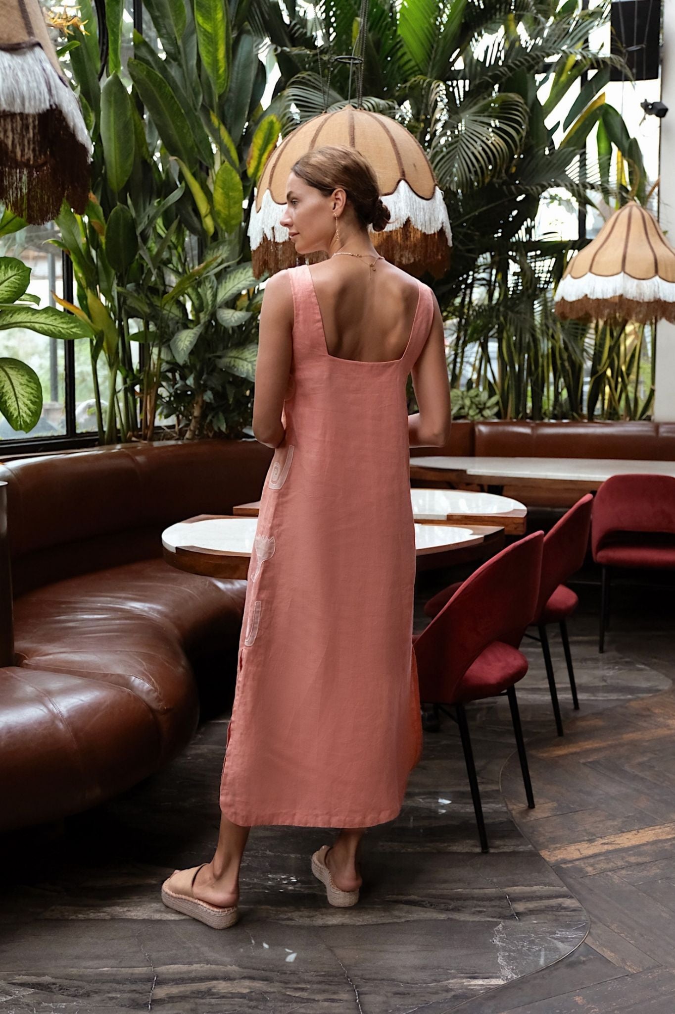 POPPY DRESS - Vintage Blush