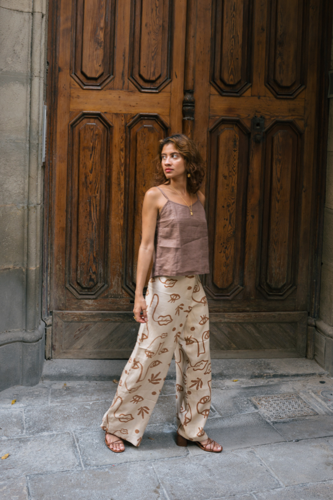 BANKS PANTS - Plant Eyes Sand