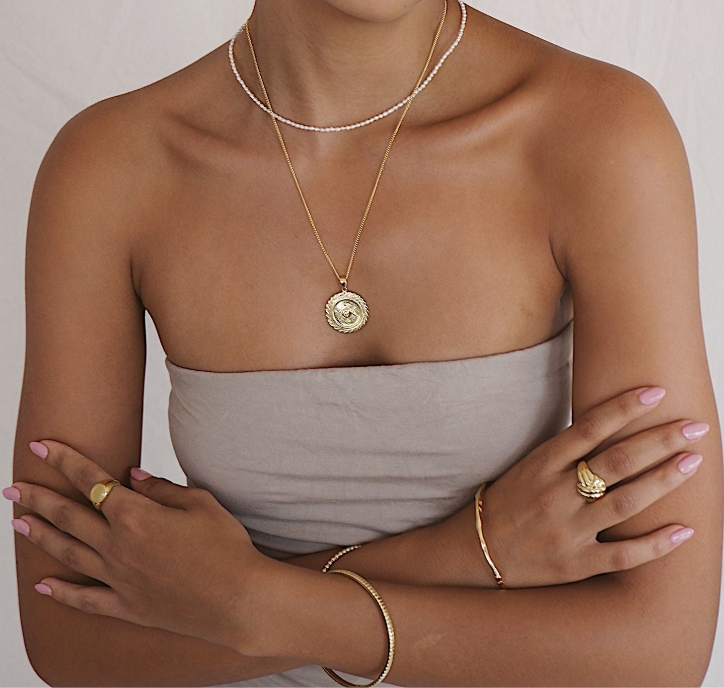 9KT SOLID GOLD - SUZANNE 'PROTECTION' NECKLACE