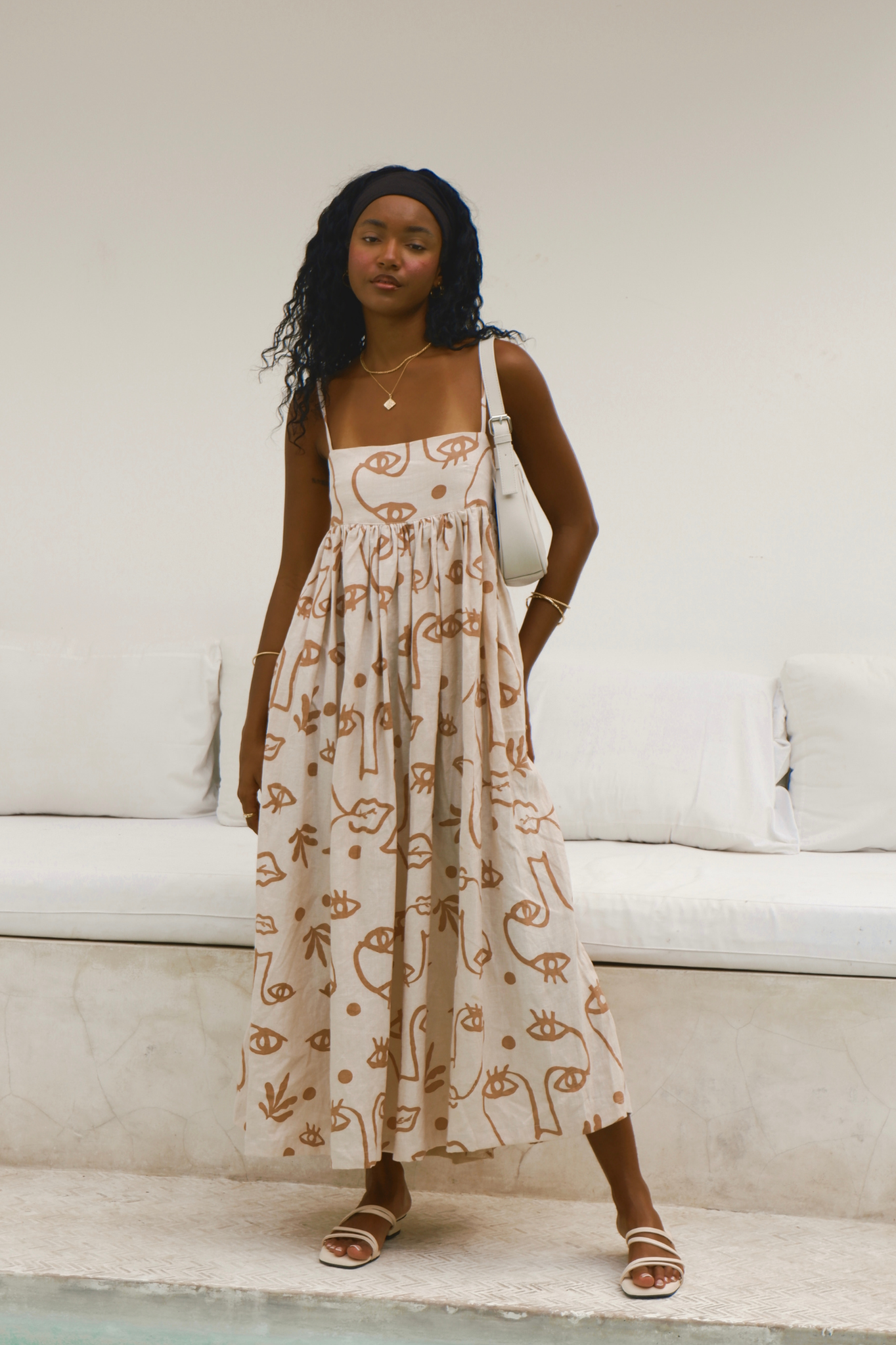 JUNIPER DRESS - Plant Eyes Sand