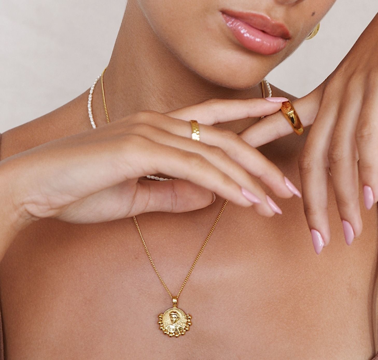 Kate Sheppard Pendant for Independence Necklace - Gold