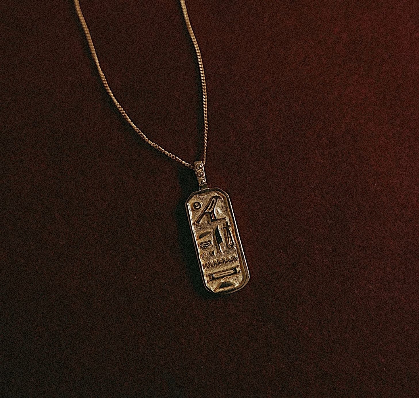 Truth & Good Luck Necklace (Reversible) -  Gold