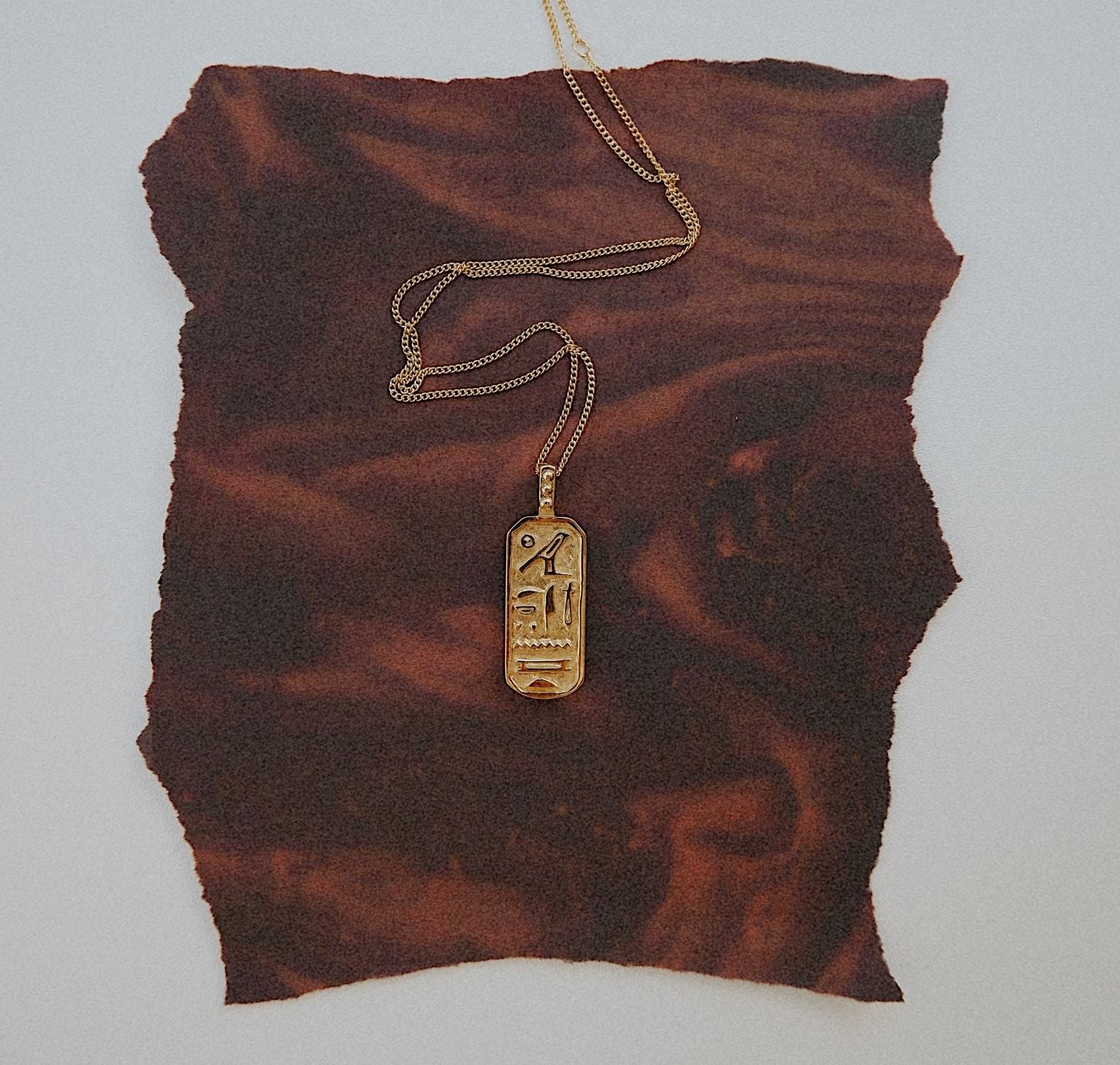 Truth & Good Luck Necklace (Reversible) -  Gold