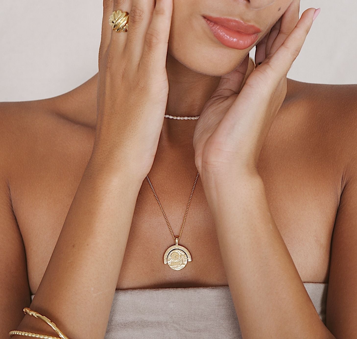 Abundance Necklace (Reversible) -  Gold